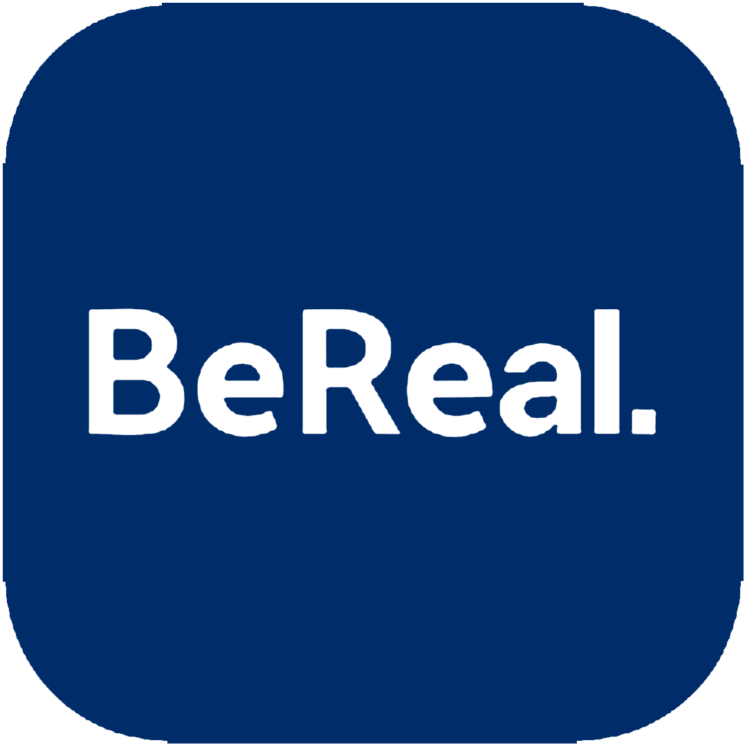 Logo BeReal bleu