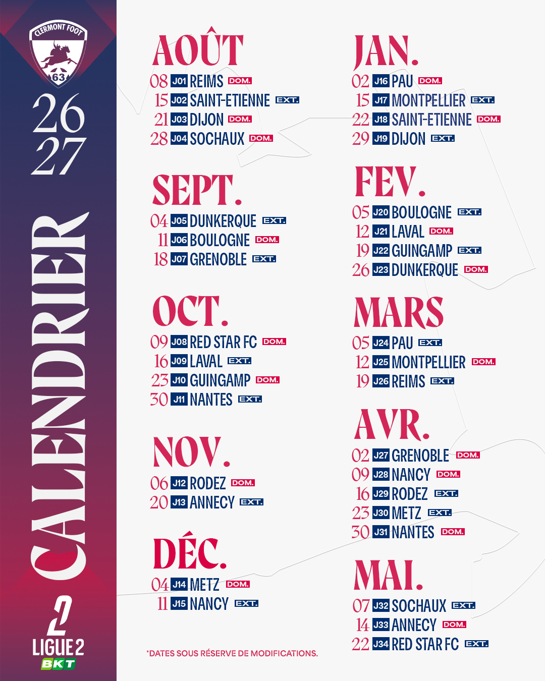 Calendrier