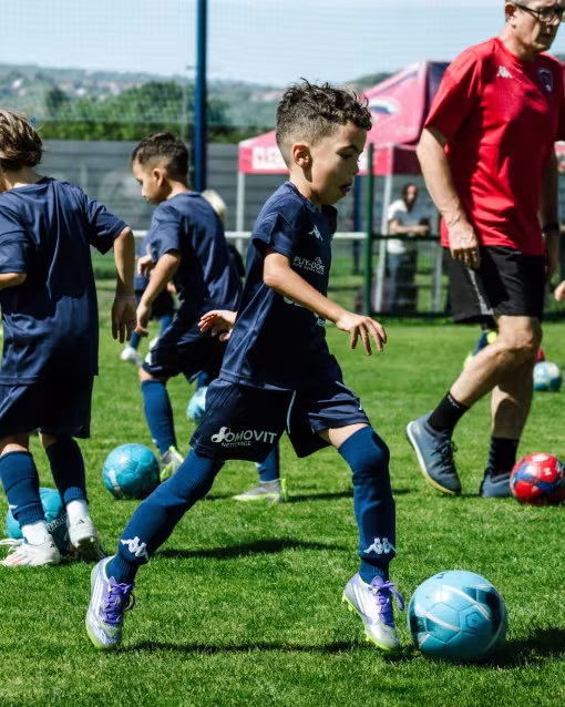 joueur conduite de balle