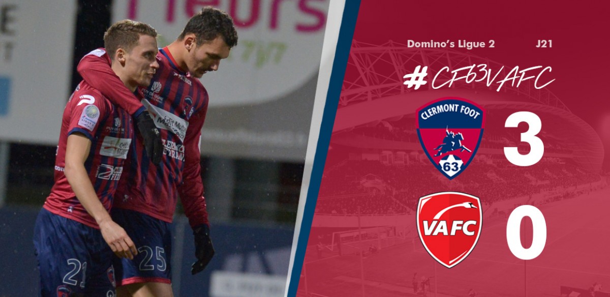 Clermont - Valenciennes : 3-0 | CLERMONT FOOT 63