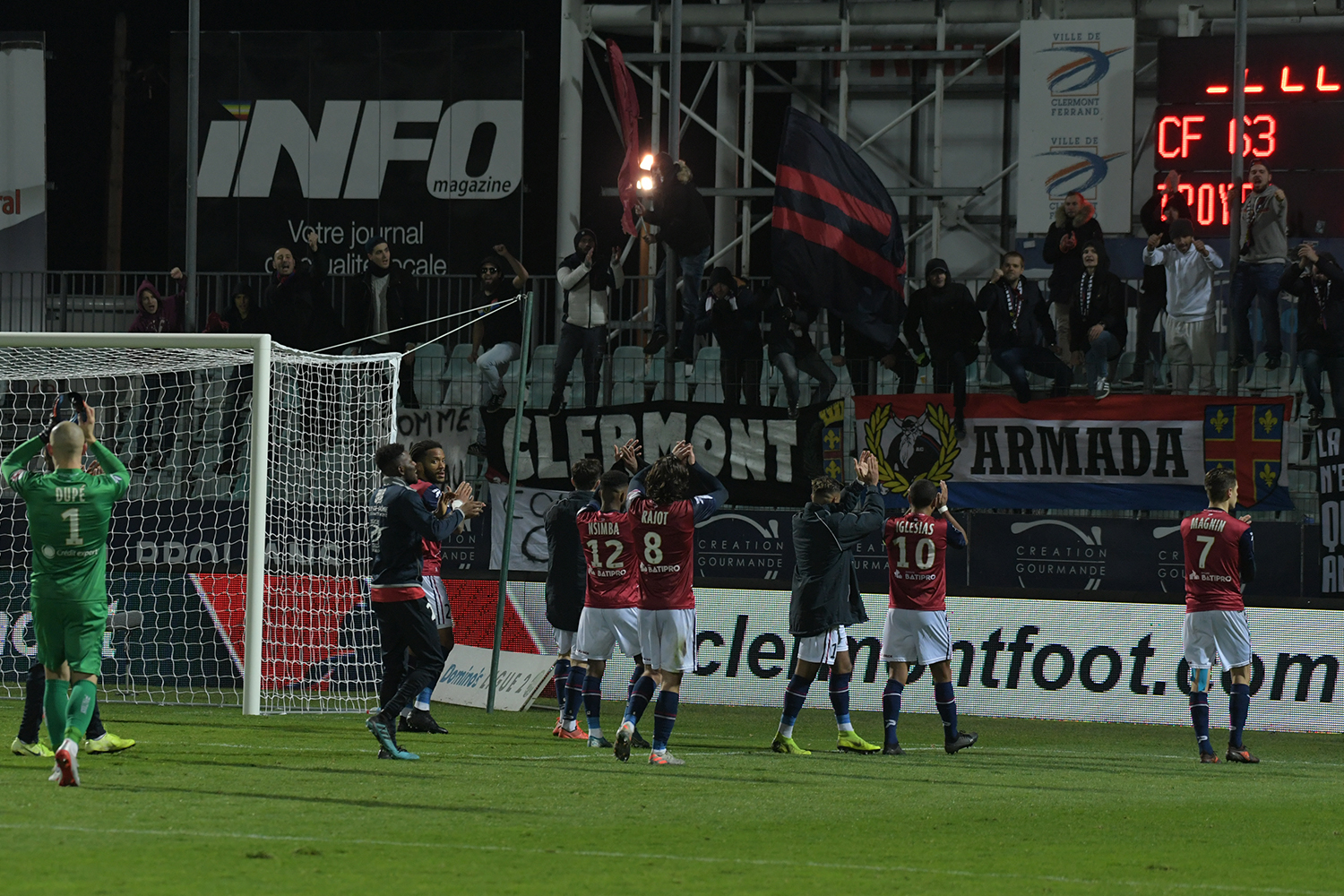 Clermont – Troyes : l&rsquo;album photos