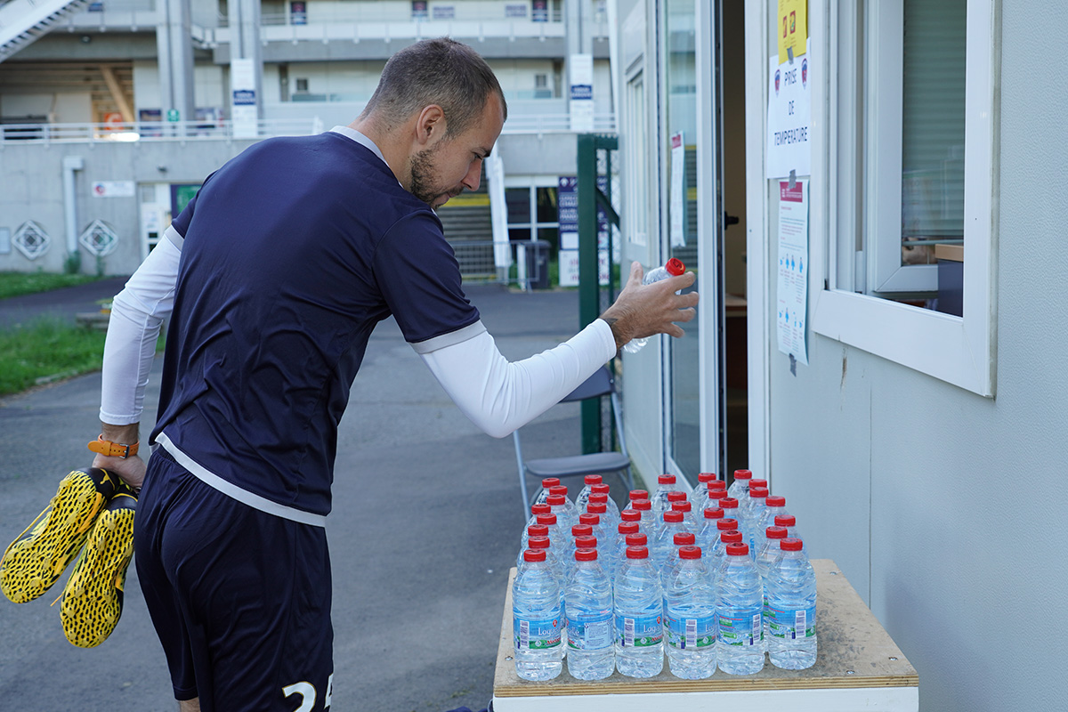 La reprise individuelle des pros en images