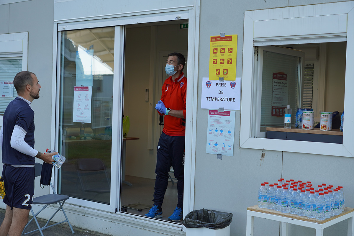 La reprise individuelle des pros en images