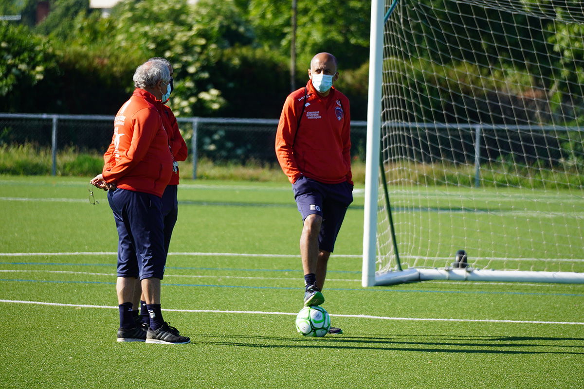 La reprise individuelle des pros en images