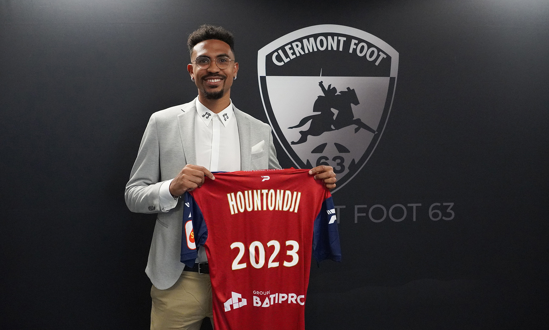 Cédric Hountondji, clermontois jusqu'en 2023 ! Clermont Foot