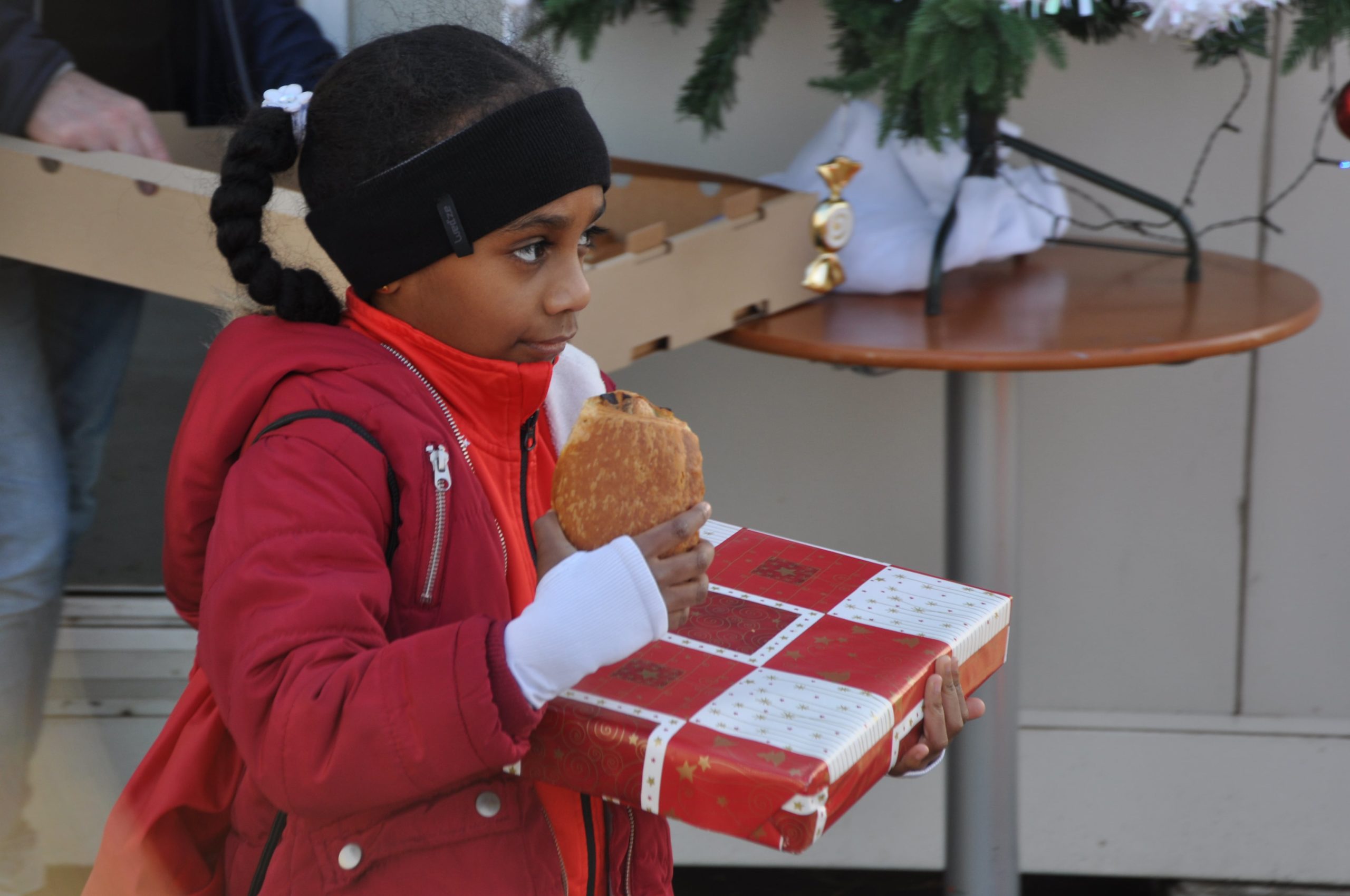 Le Père Noël et Torix auprès des jeunes U6-U8