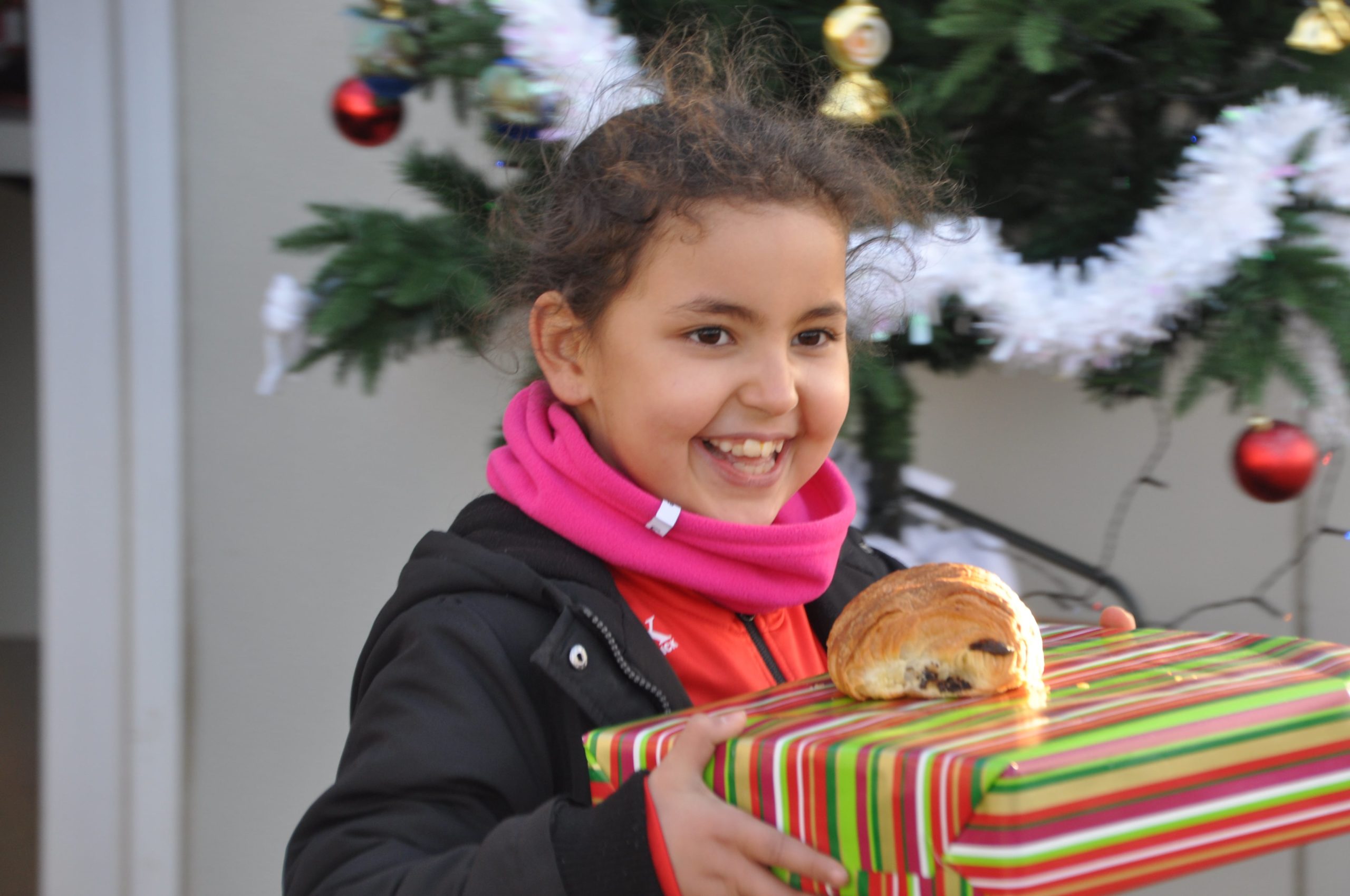 Le Père Noël et Torix auprès des jeunes U6-U8