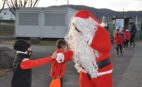 Le Père Noël et Torix auprès des jeunes U6-U8