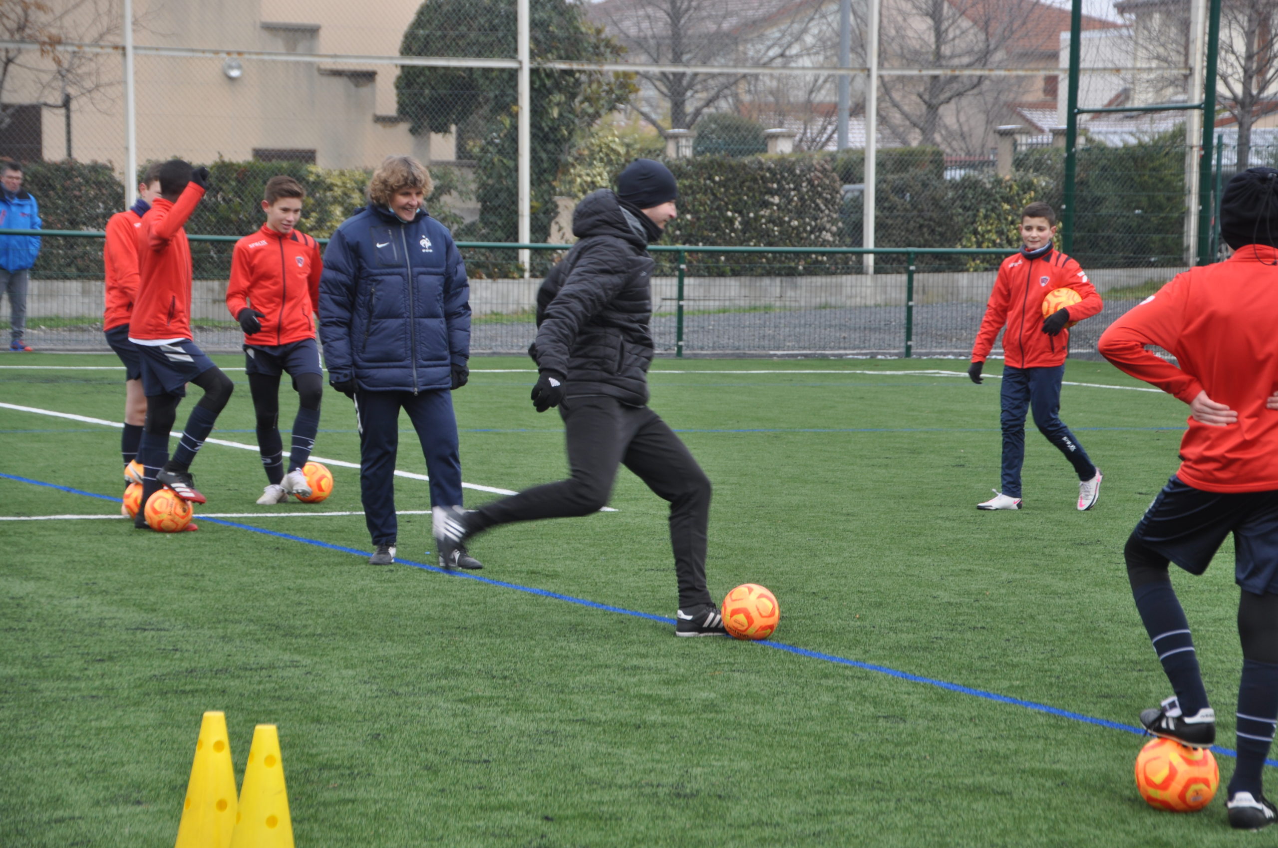 Visite du district sur le groupe U13