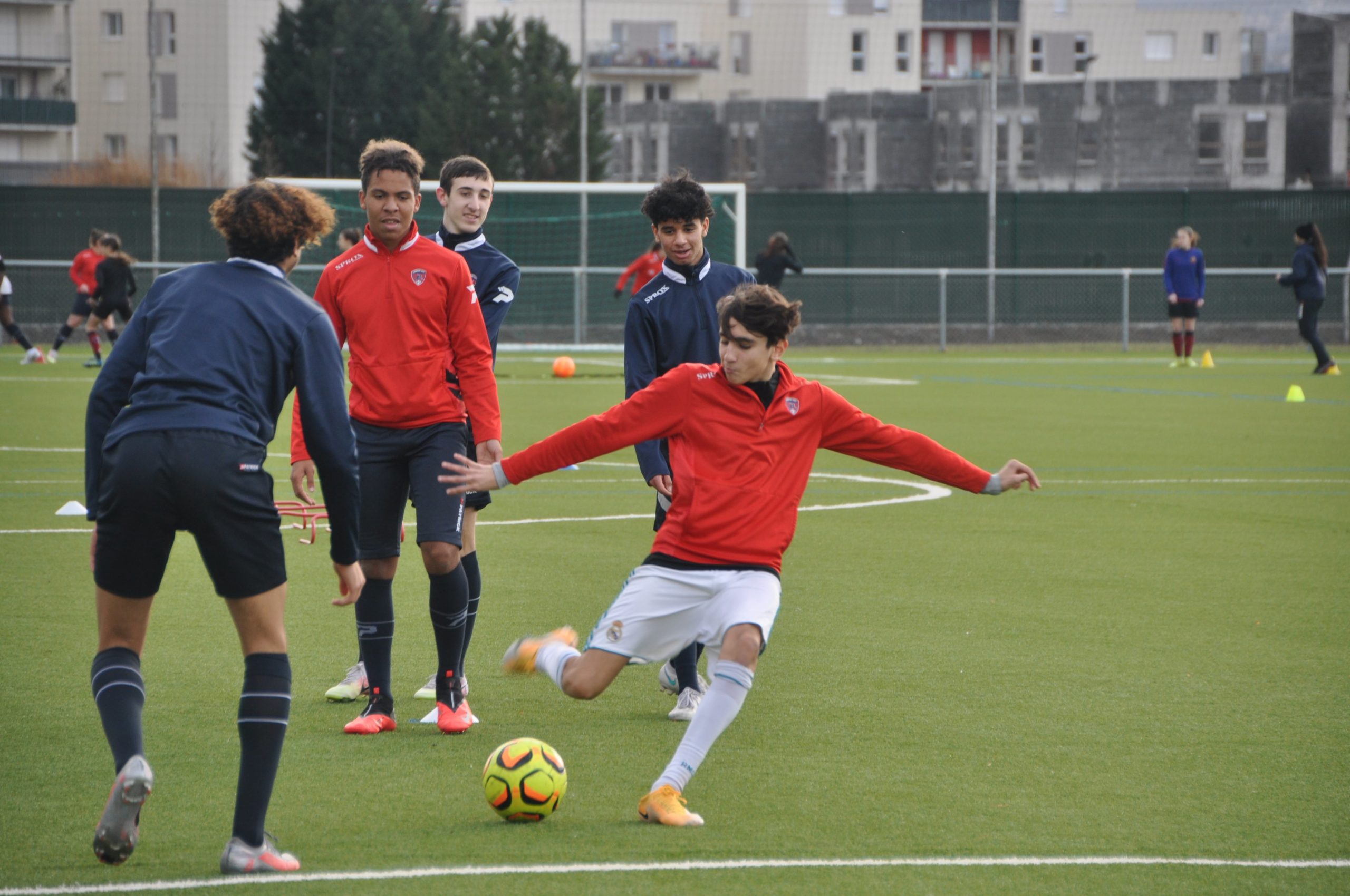 La séance U16 du jeudi 28 janvier en images