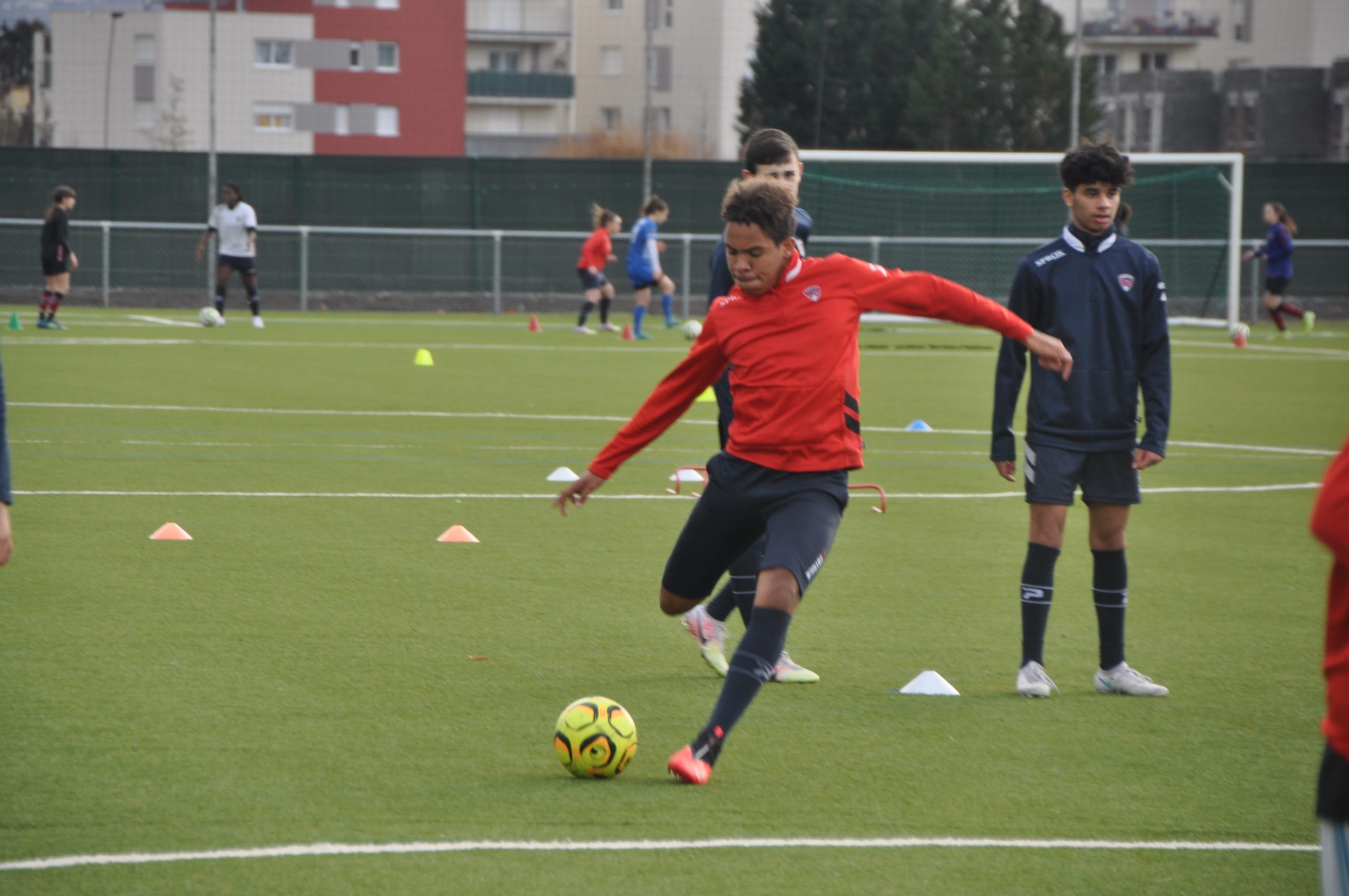 La séance U16 du jeudi 28 janvier en images