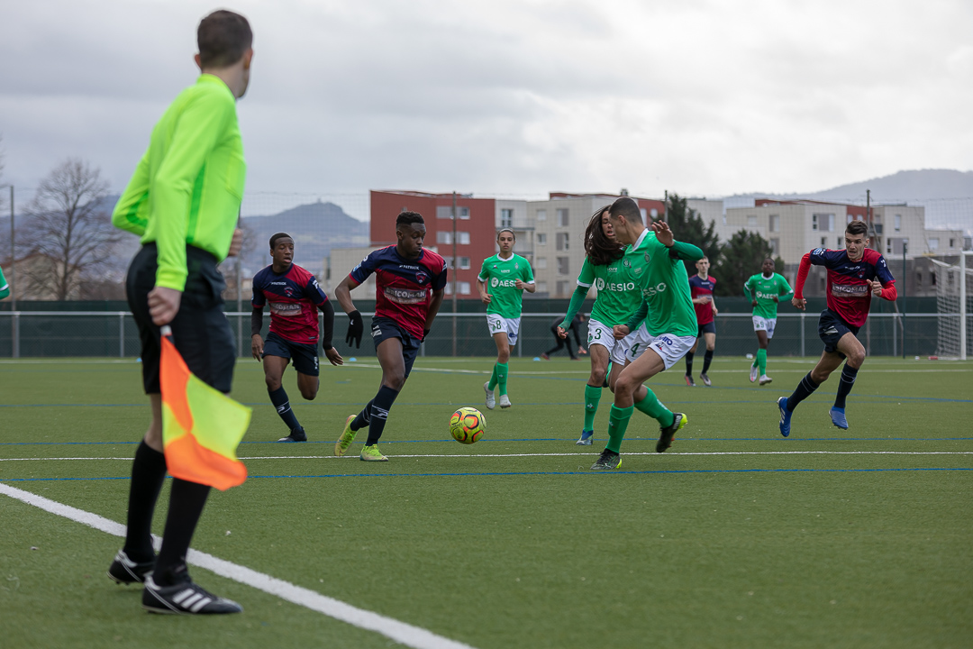 U17 – L&rsquo;ASSE s&rsquo;impose au Montpied