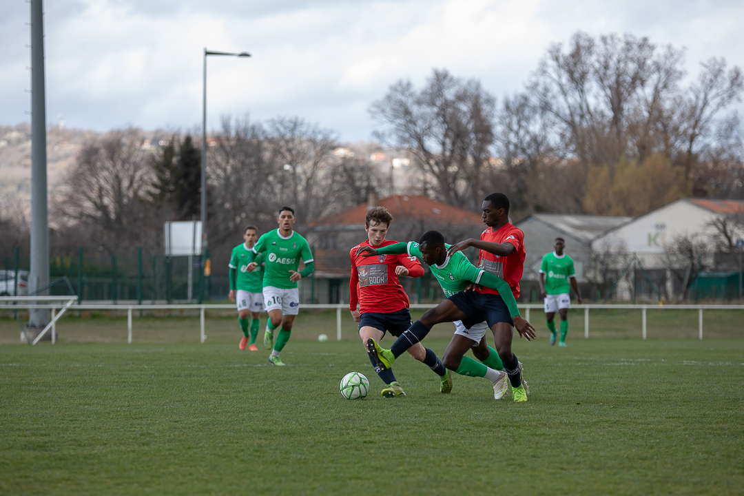 U19 : Match nul 2-2 contre l&rsquo;ASSE