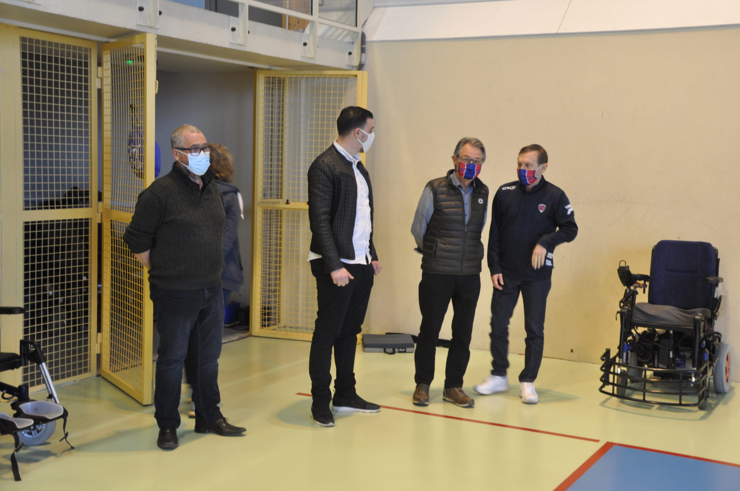 Le club Handisport Arverne Foot Fauteuil reçoit le CF63