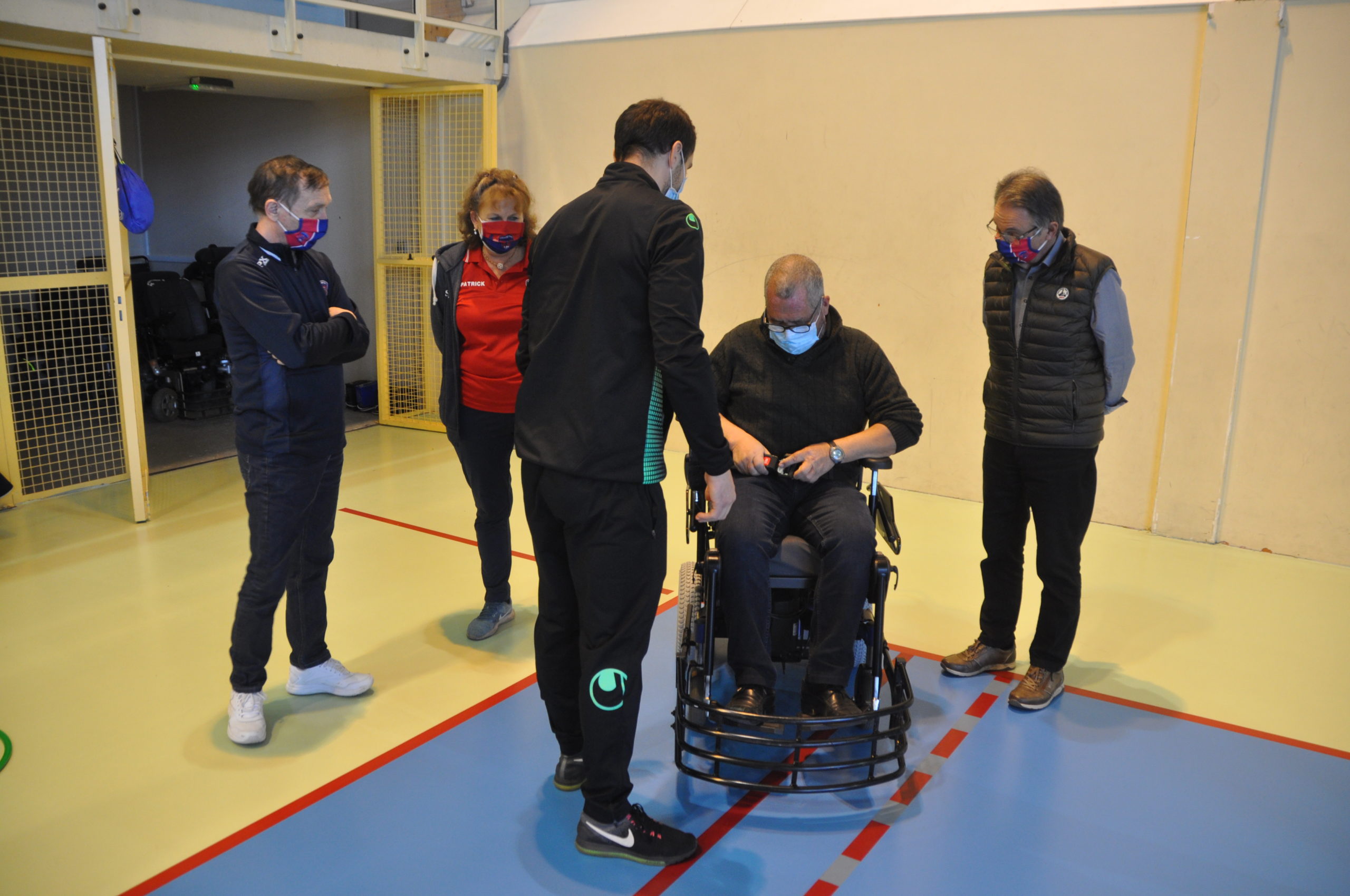 Le club Handisport Arverne Foot Fauteuil reçoit le CF63