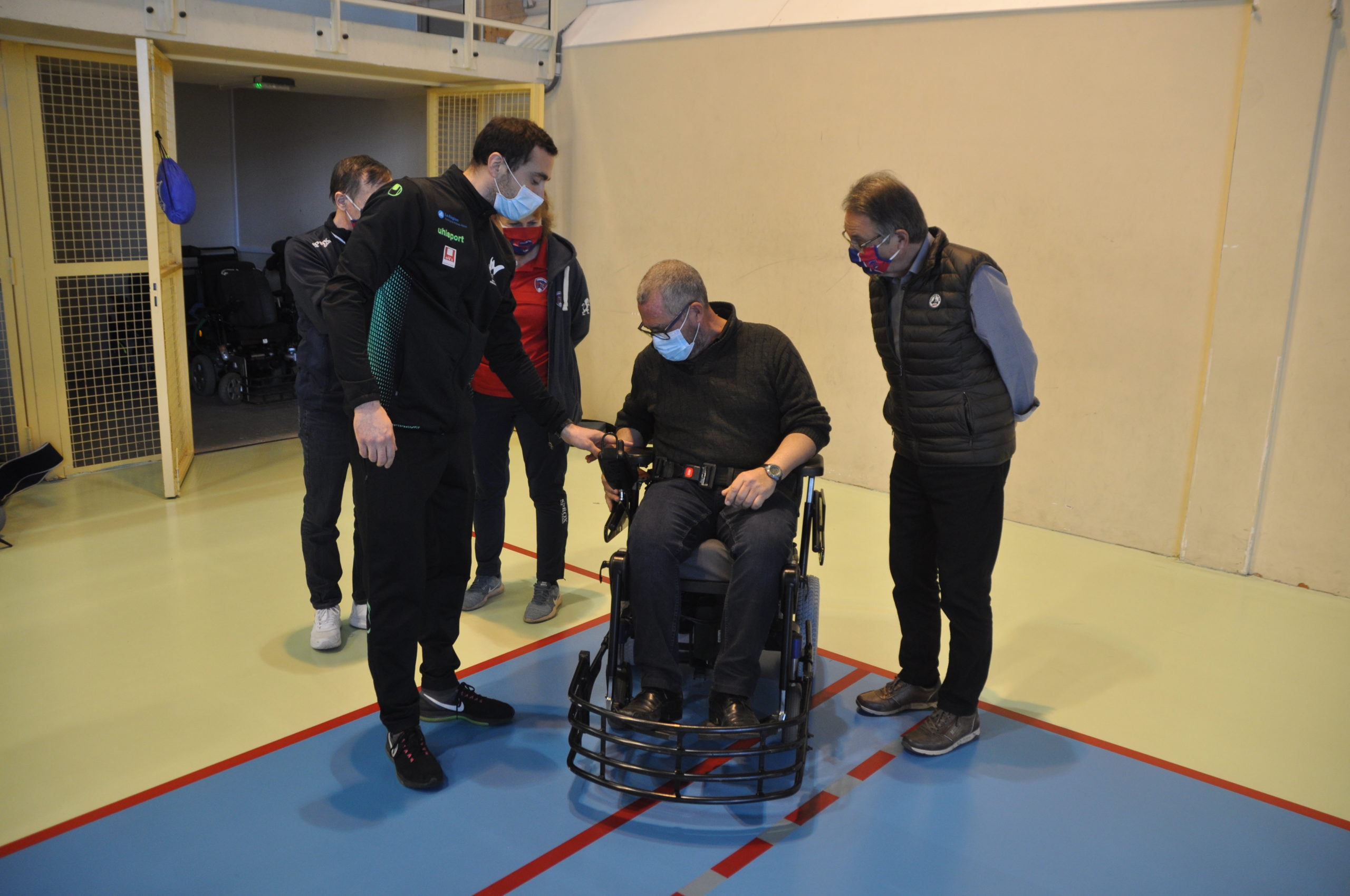 Le club Handisport Arverne Foot Fauteuil reçoit le CF63
