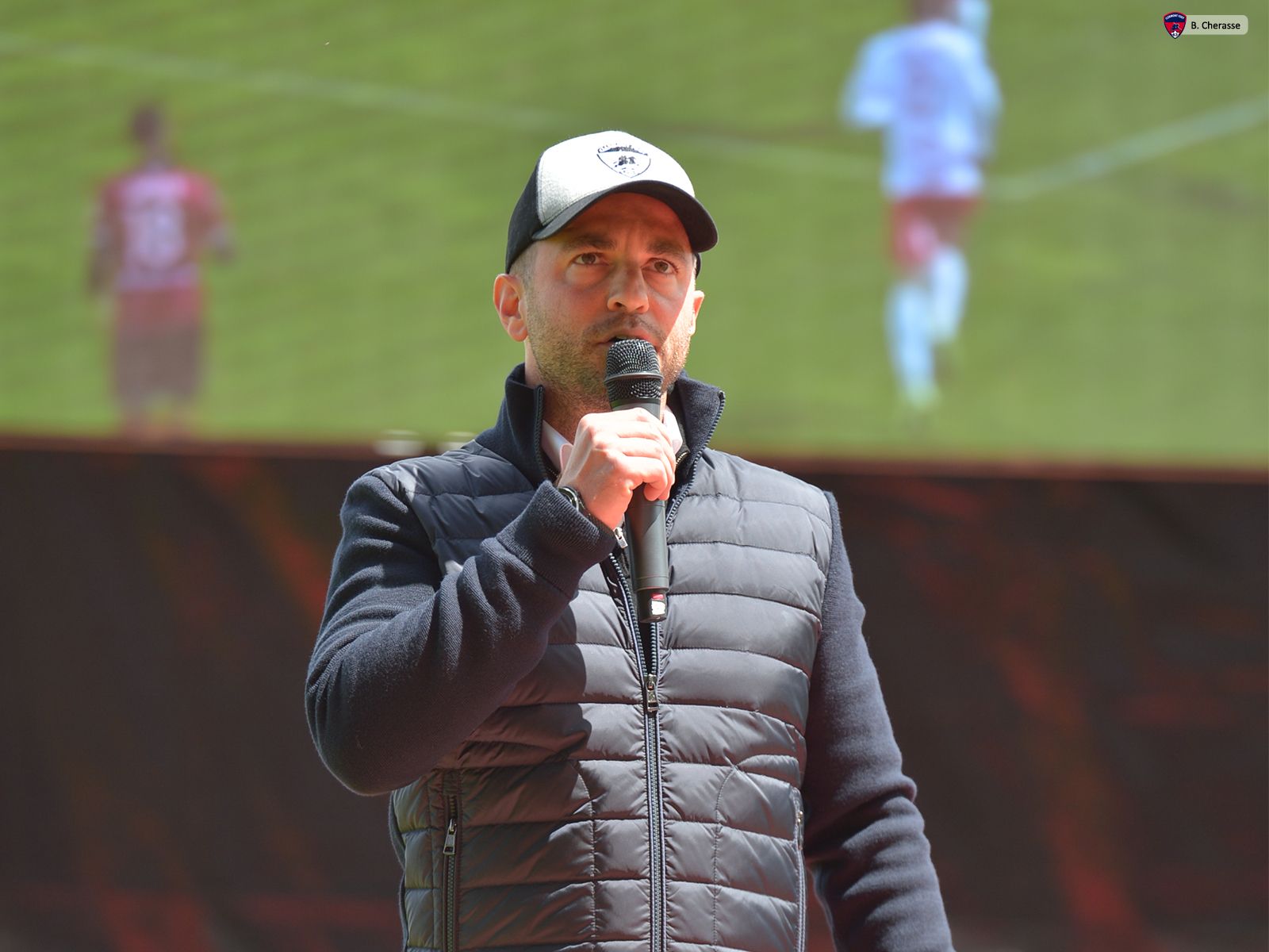 Célébration de la montée en L1 avec les jeunes du CF63