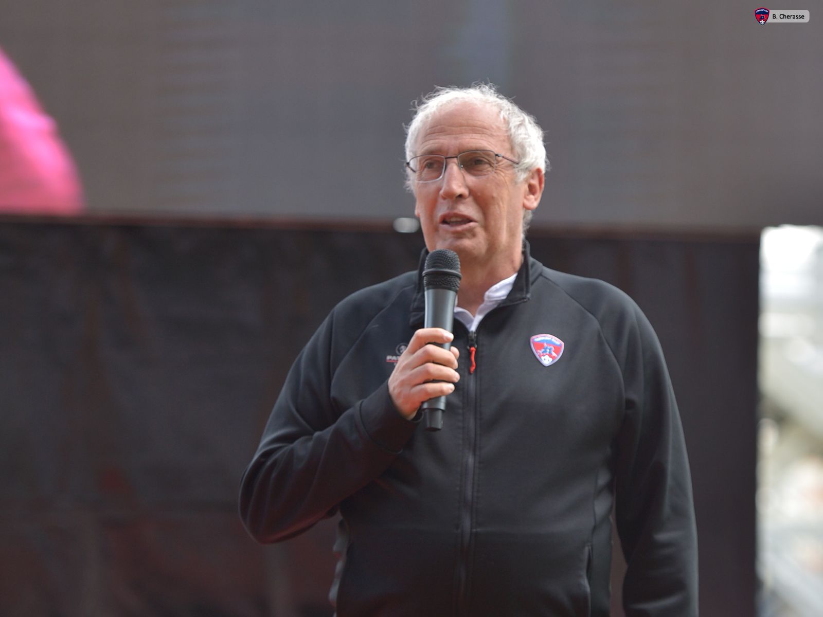 Célébration de la montée en L1 avec les jeunes du CF63