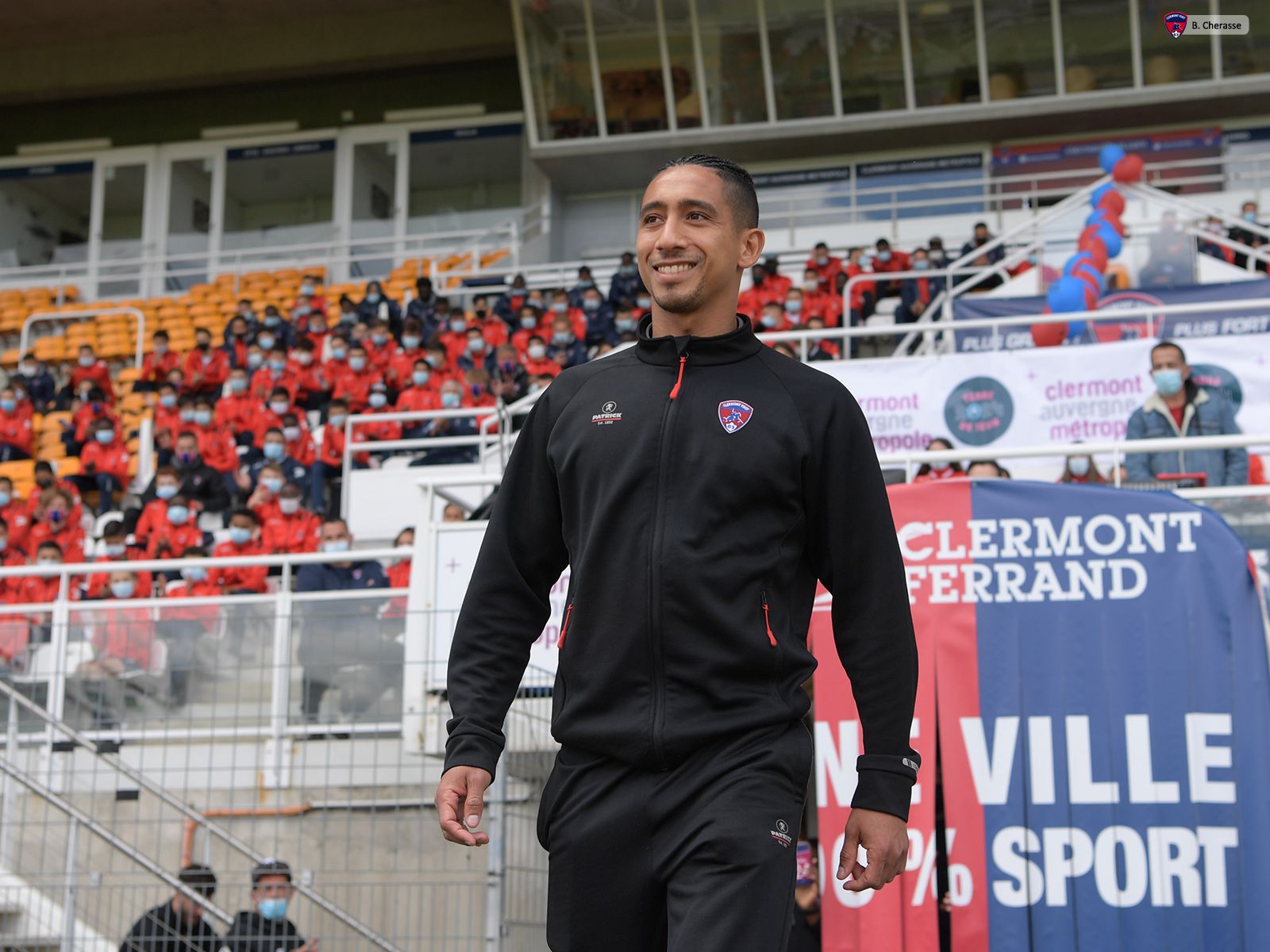 Célébration de la montée en L1 avec les jeunes du CF63