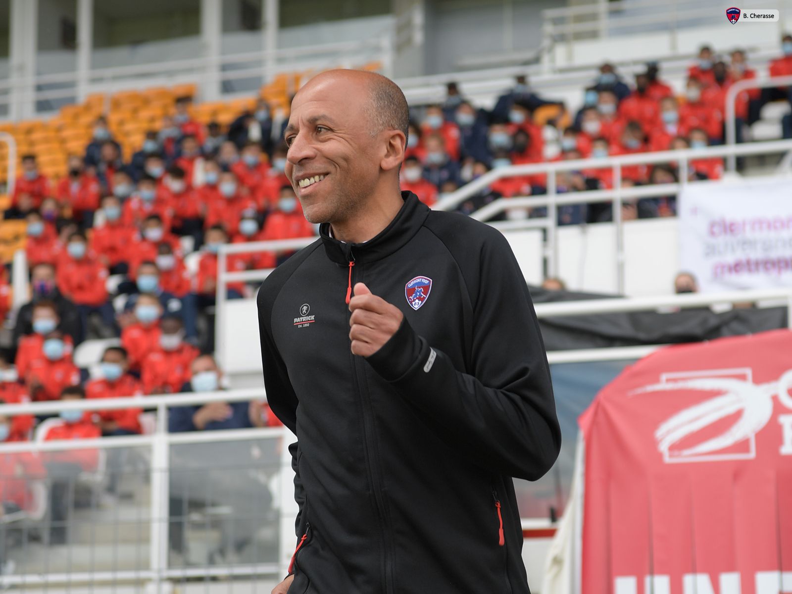 Célébration de la montée en L1 avec les jeunes du CF63