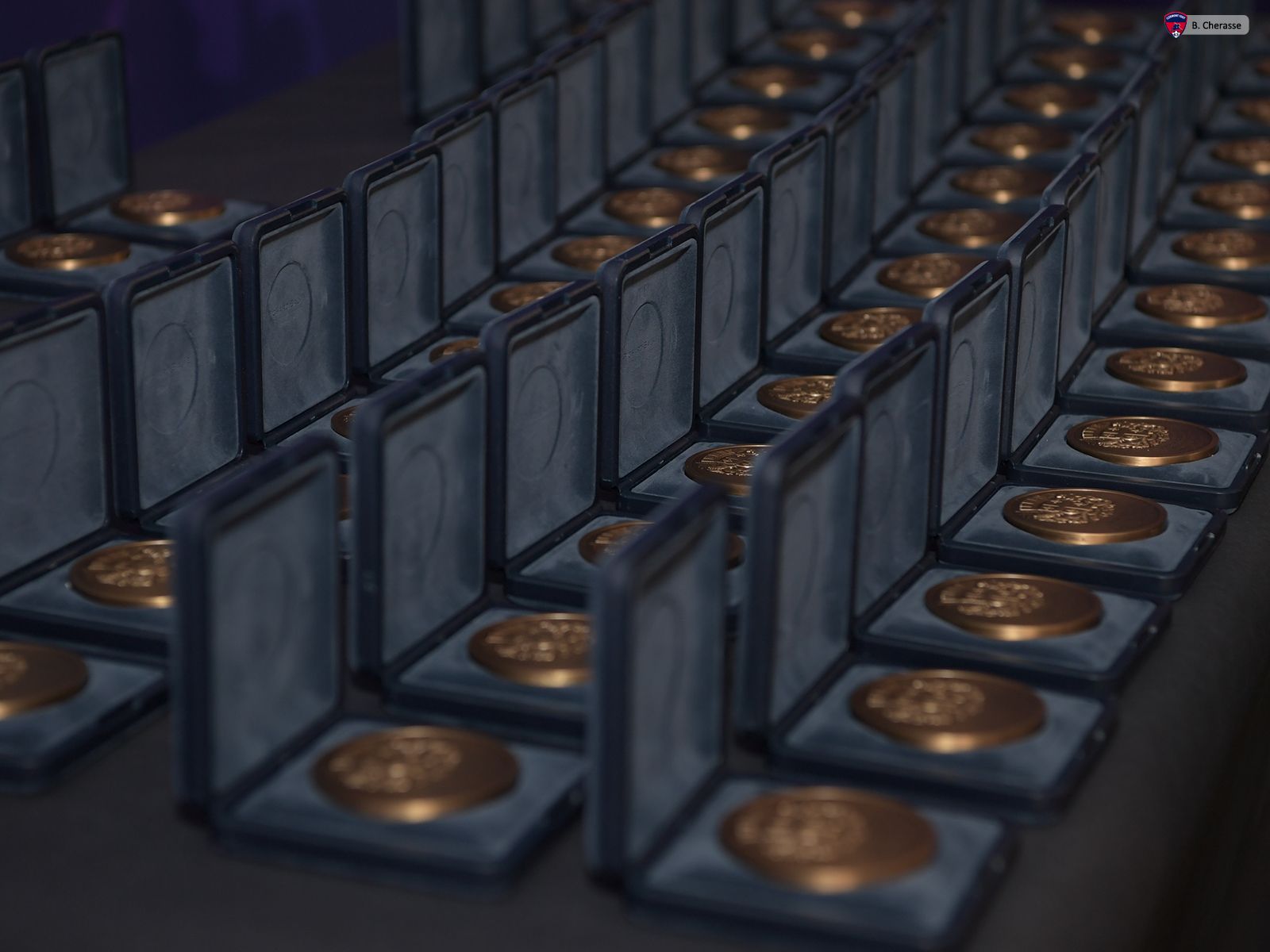 Remise des médailles par le Maire de la ville