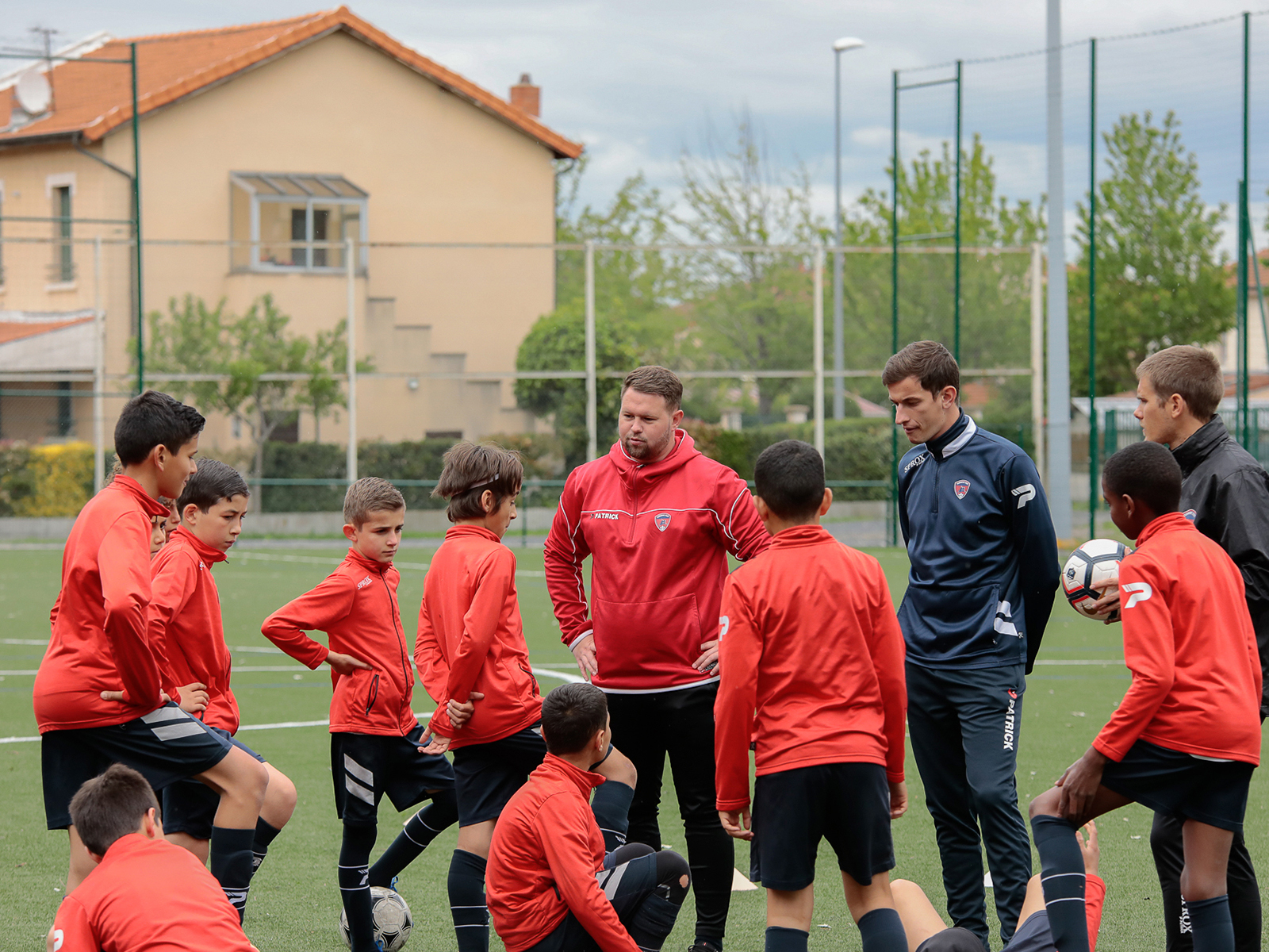 Une séance avec les U11