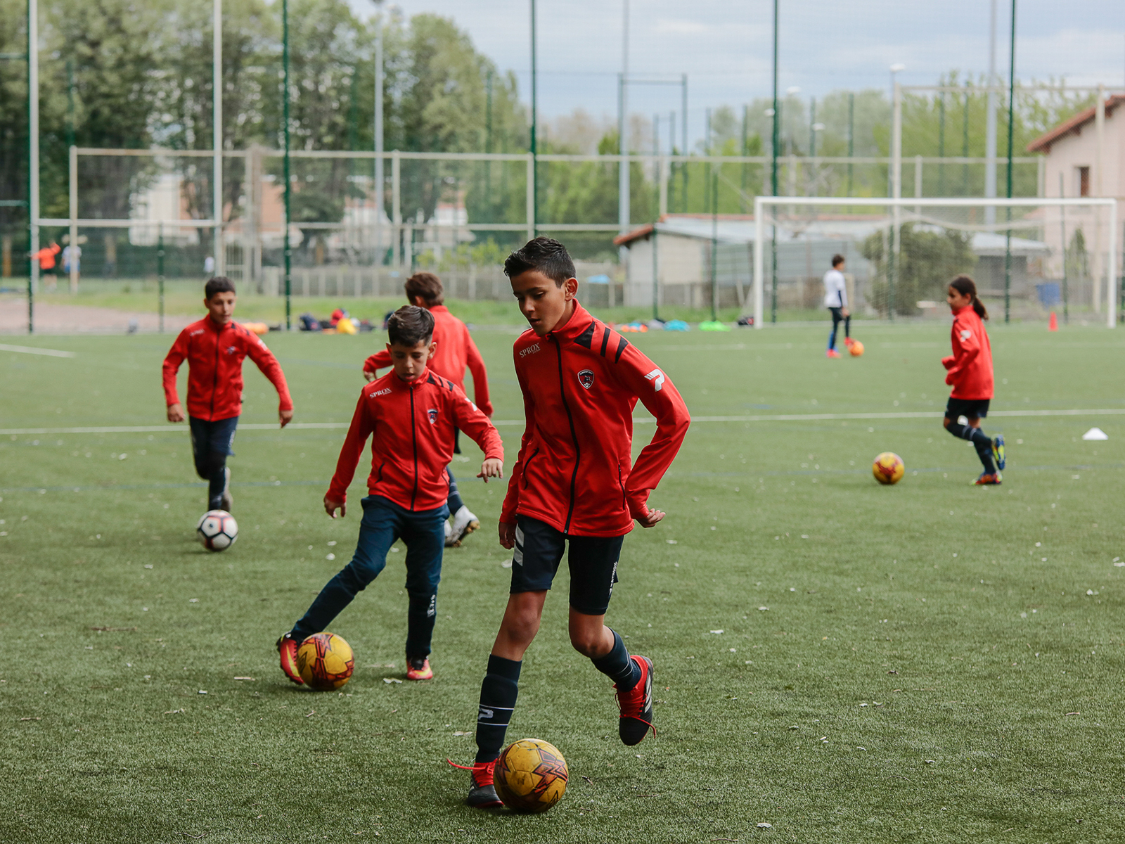 Une séance avec les U11