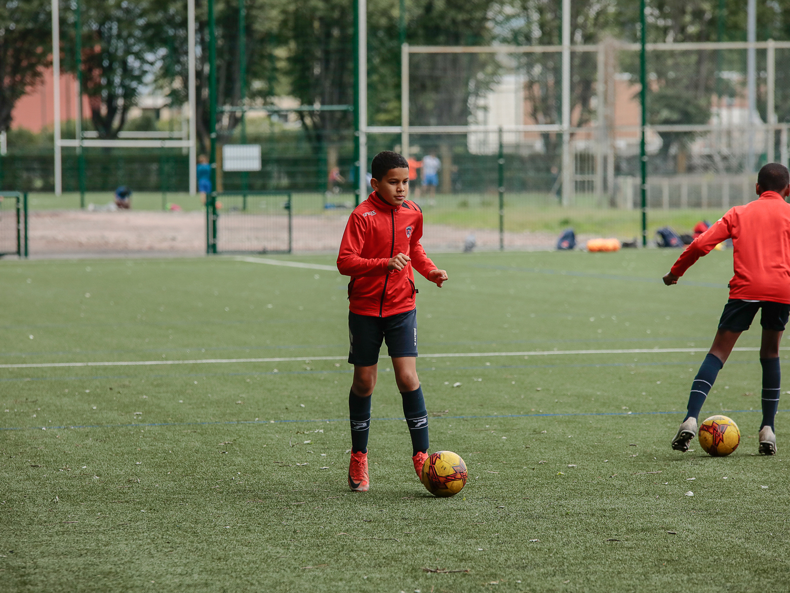 Une séance avec les U11