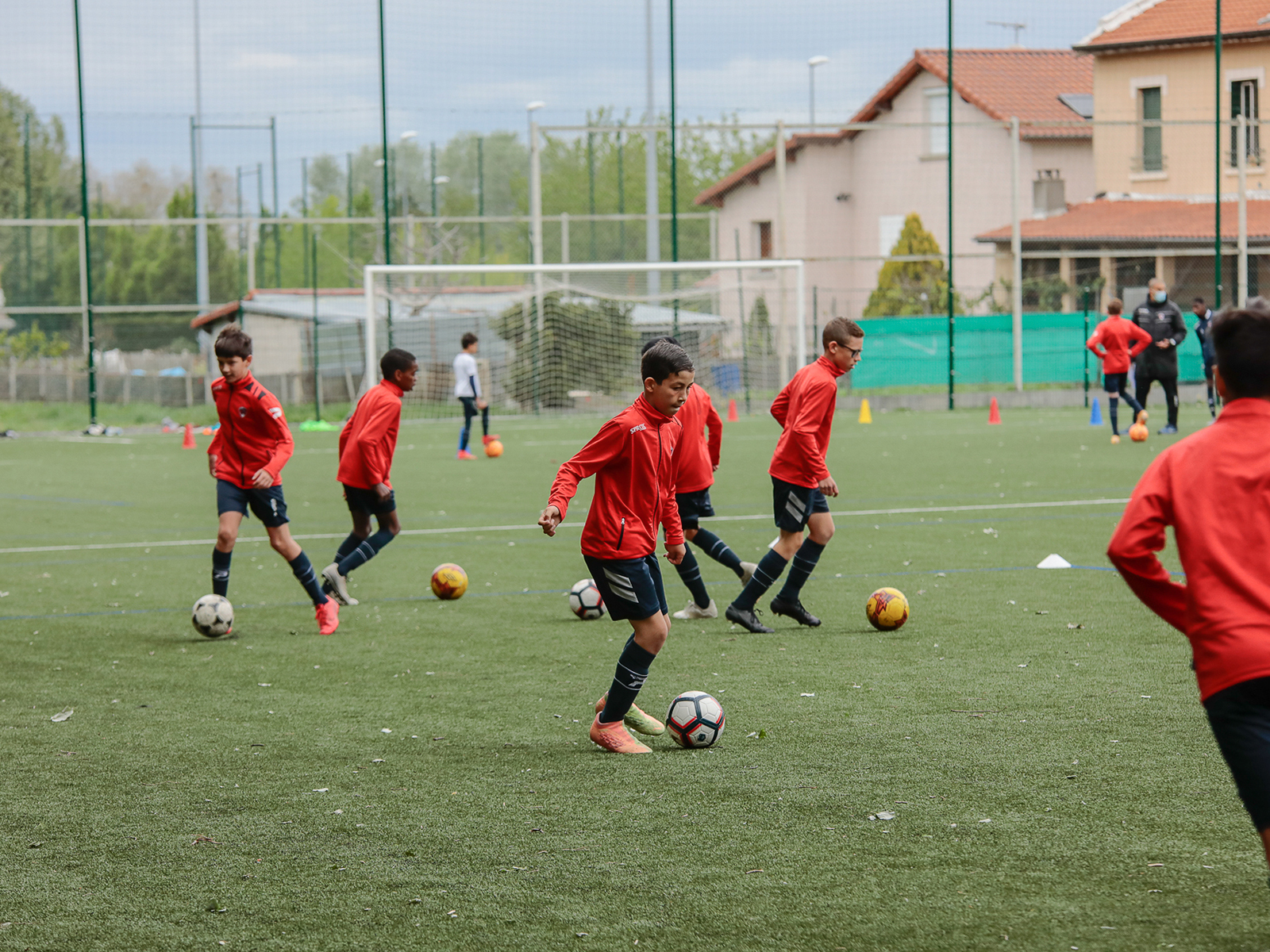 Une séance avec les U11