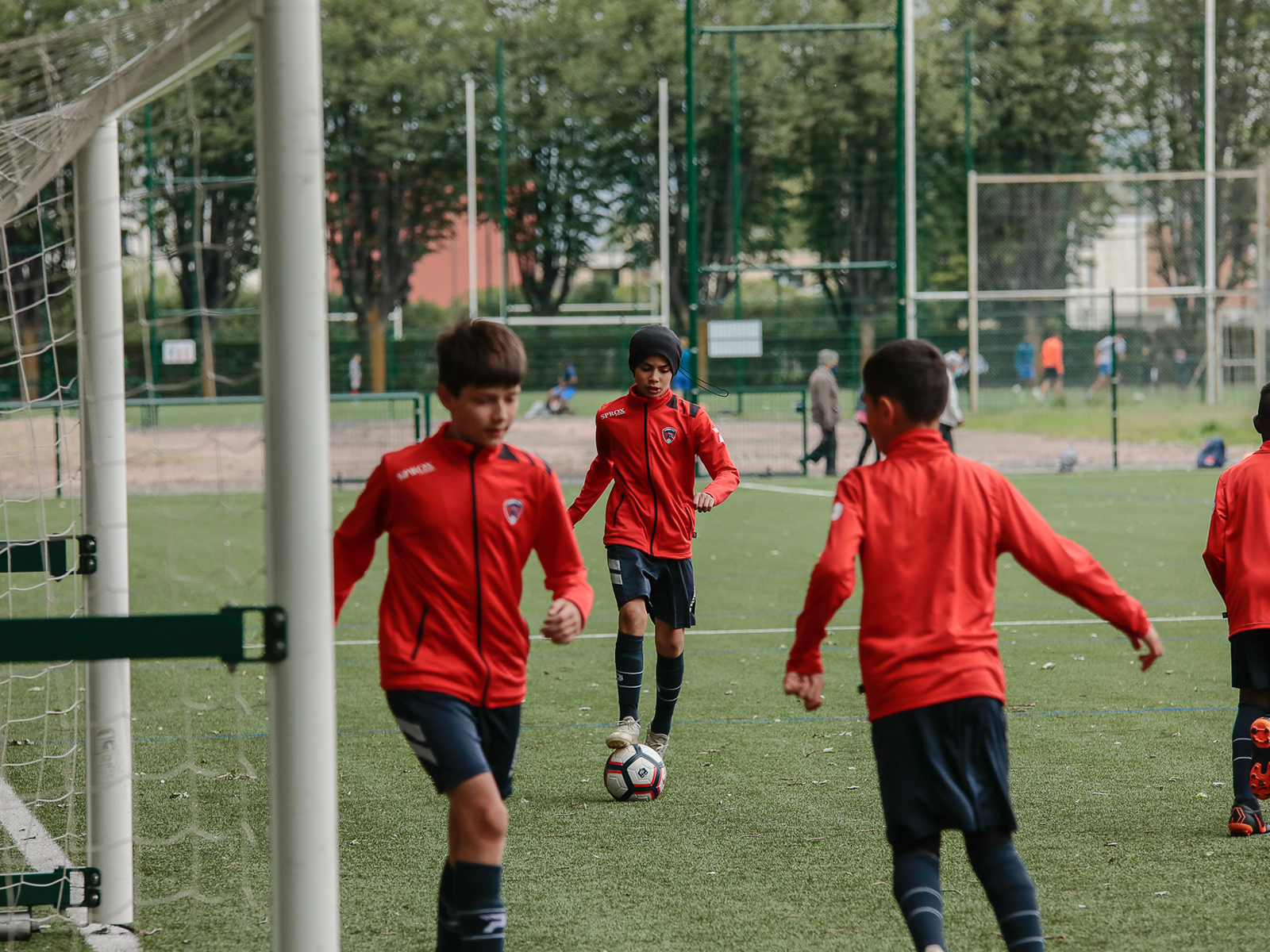 Une séance avec les U11