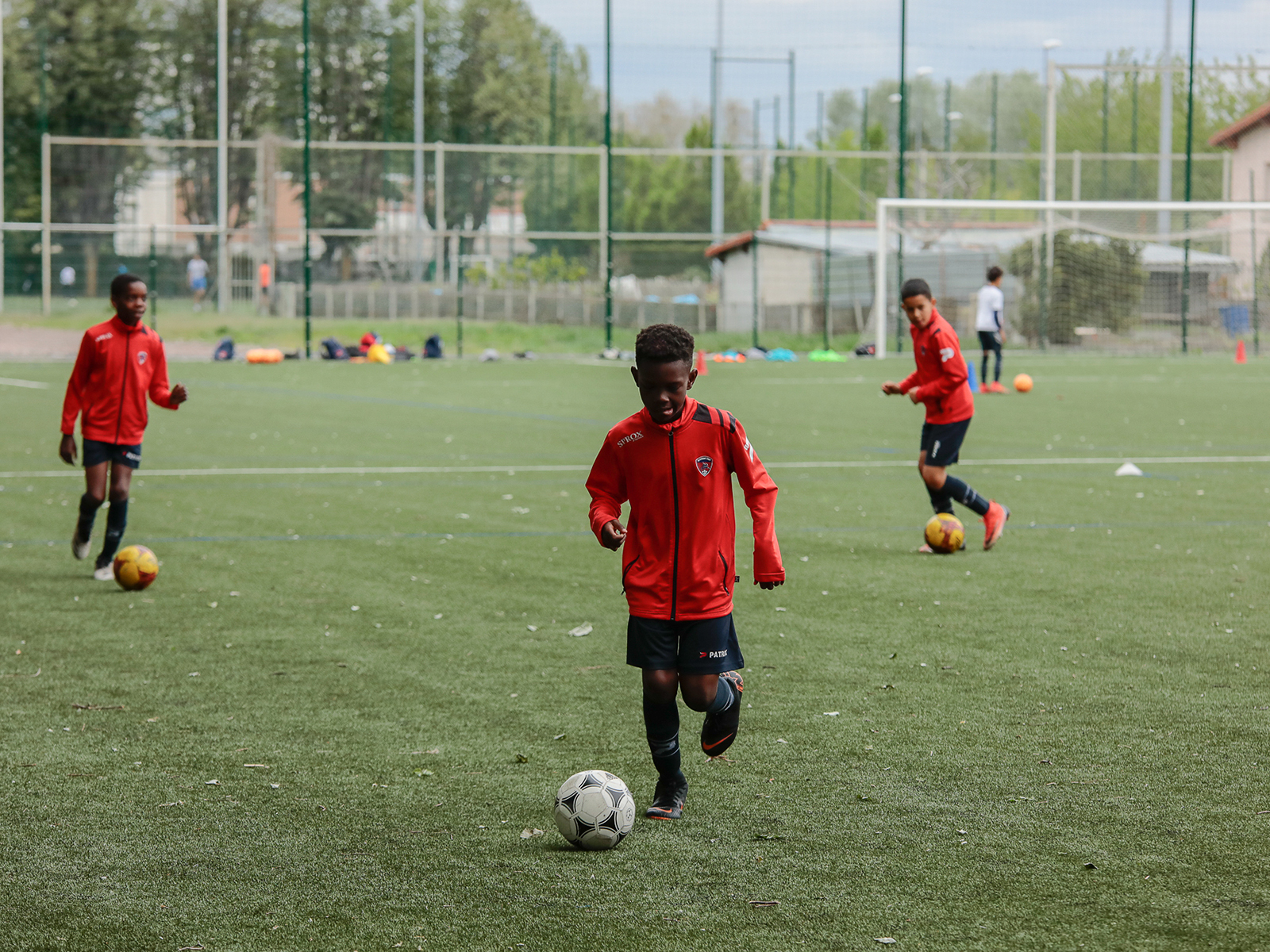 Une séance avec les U11