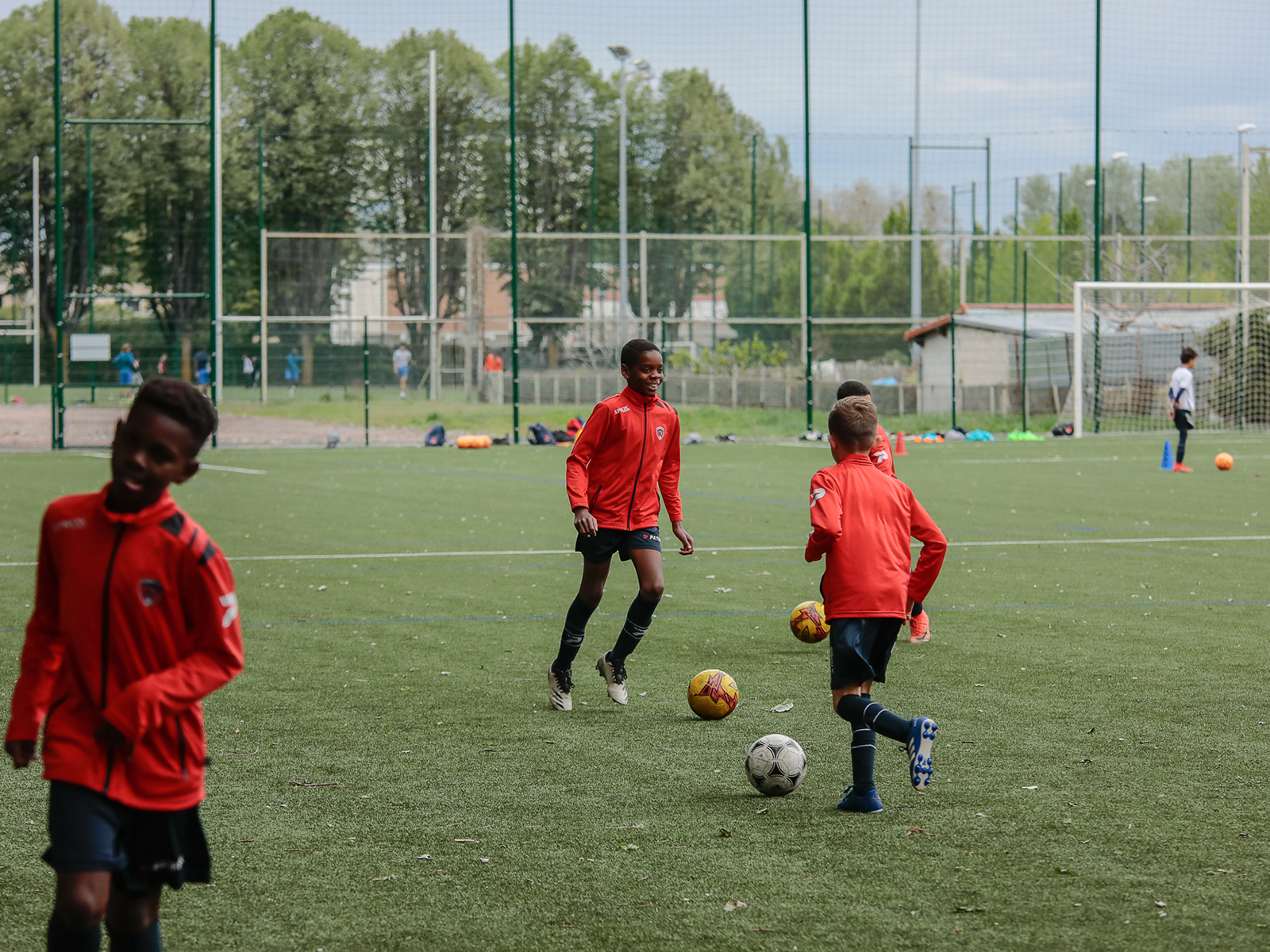 Une séance avec les U11