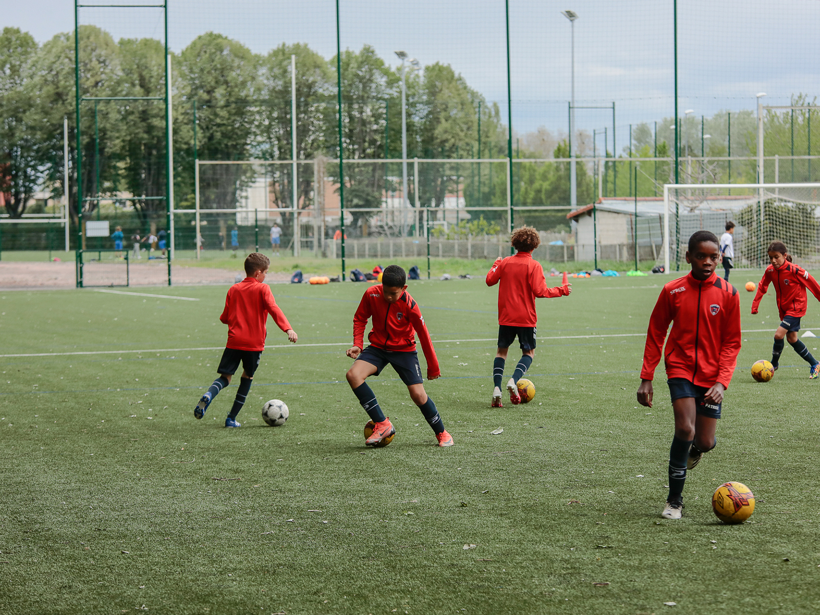 Une séance avec les U11