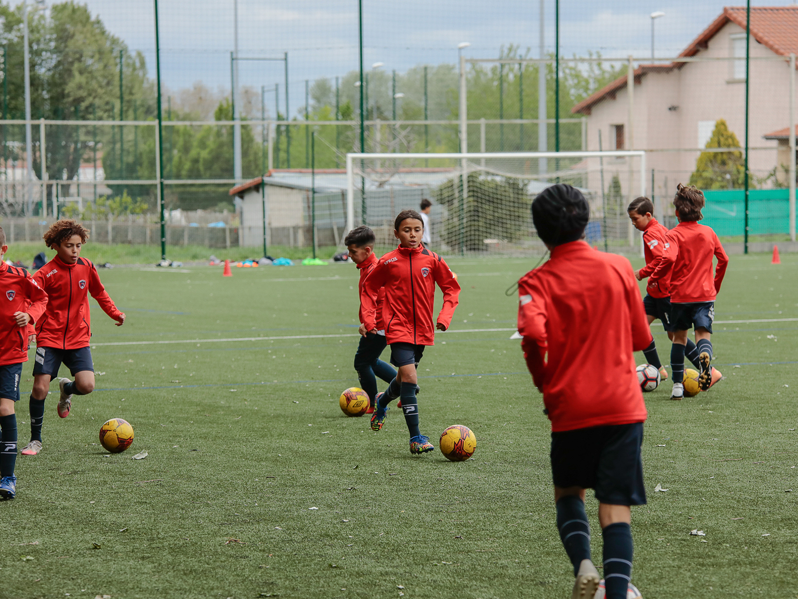Une séance avec les U11