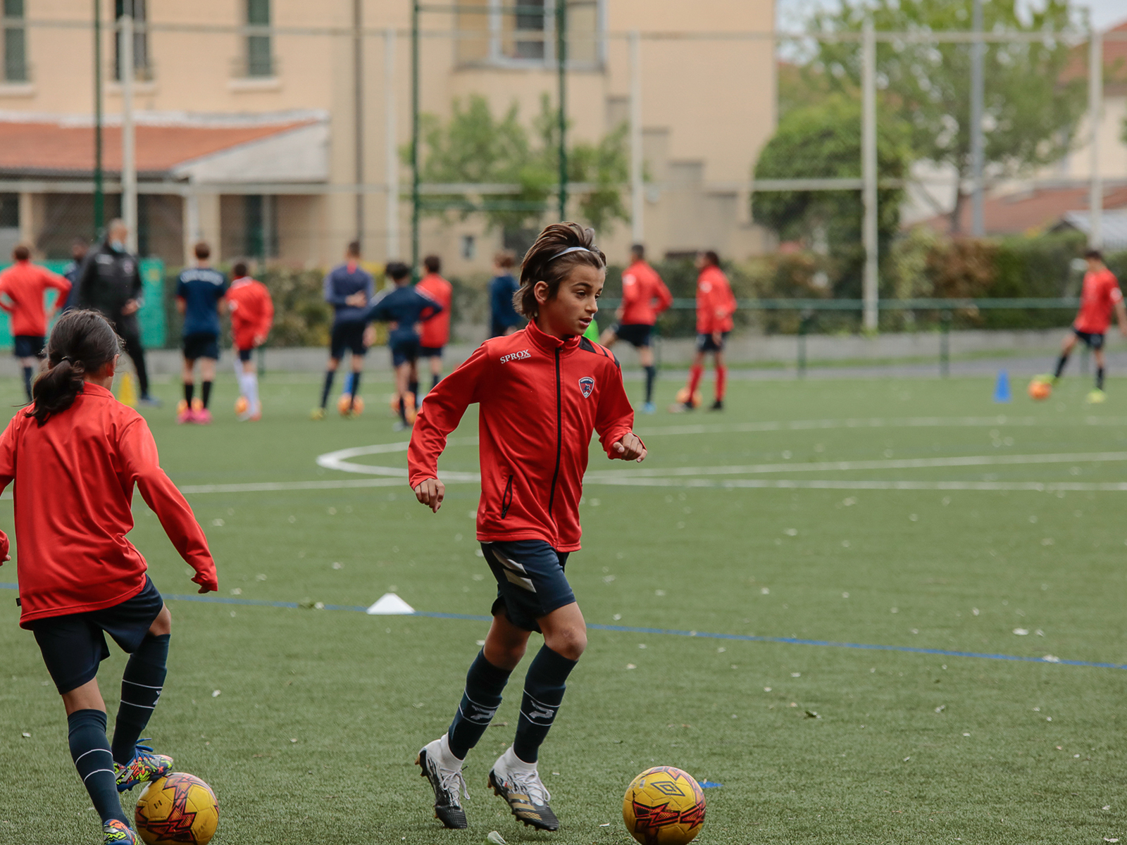 Une séance avec les U11