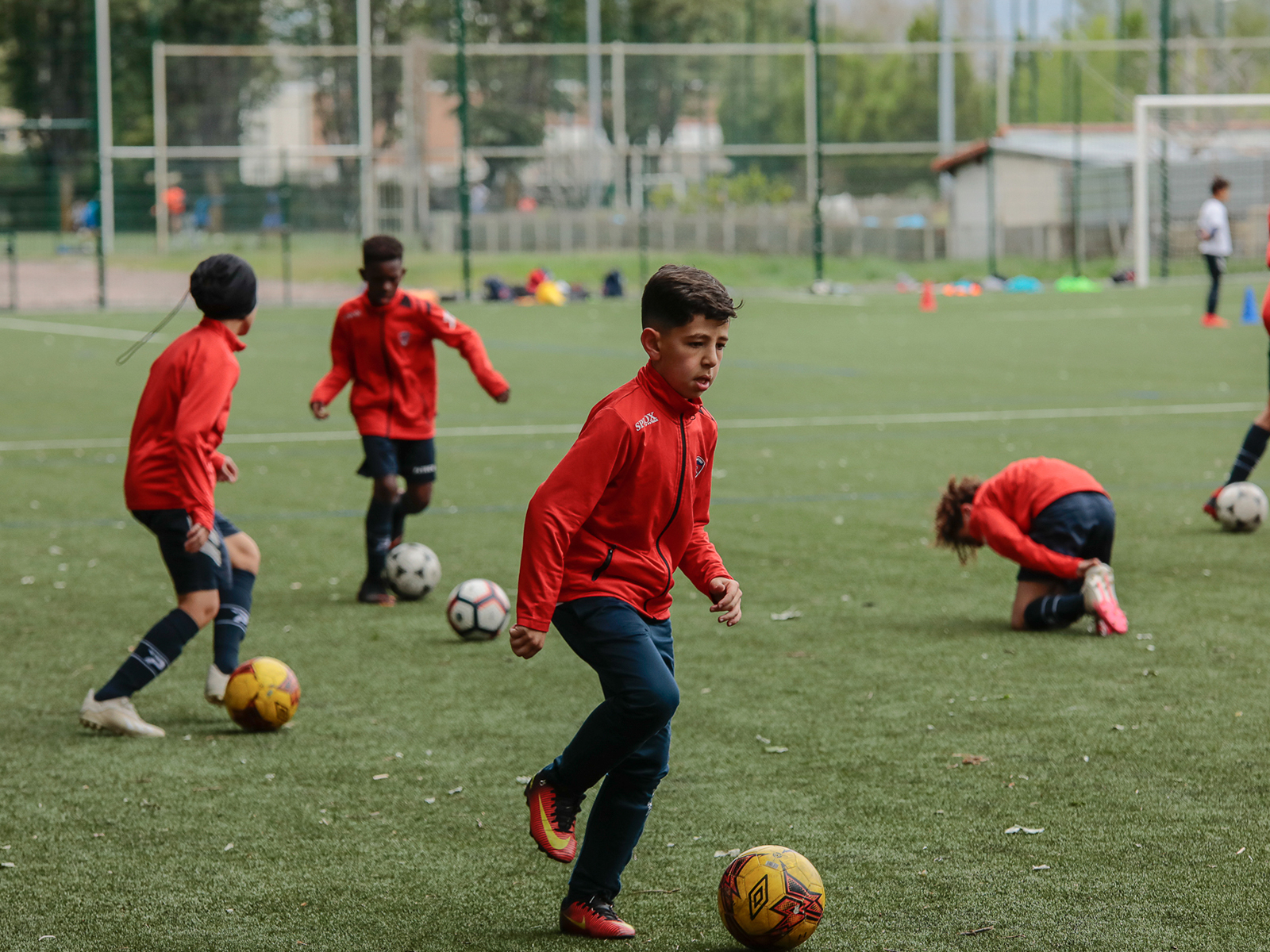 Une séance avec les U11