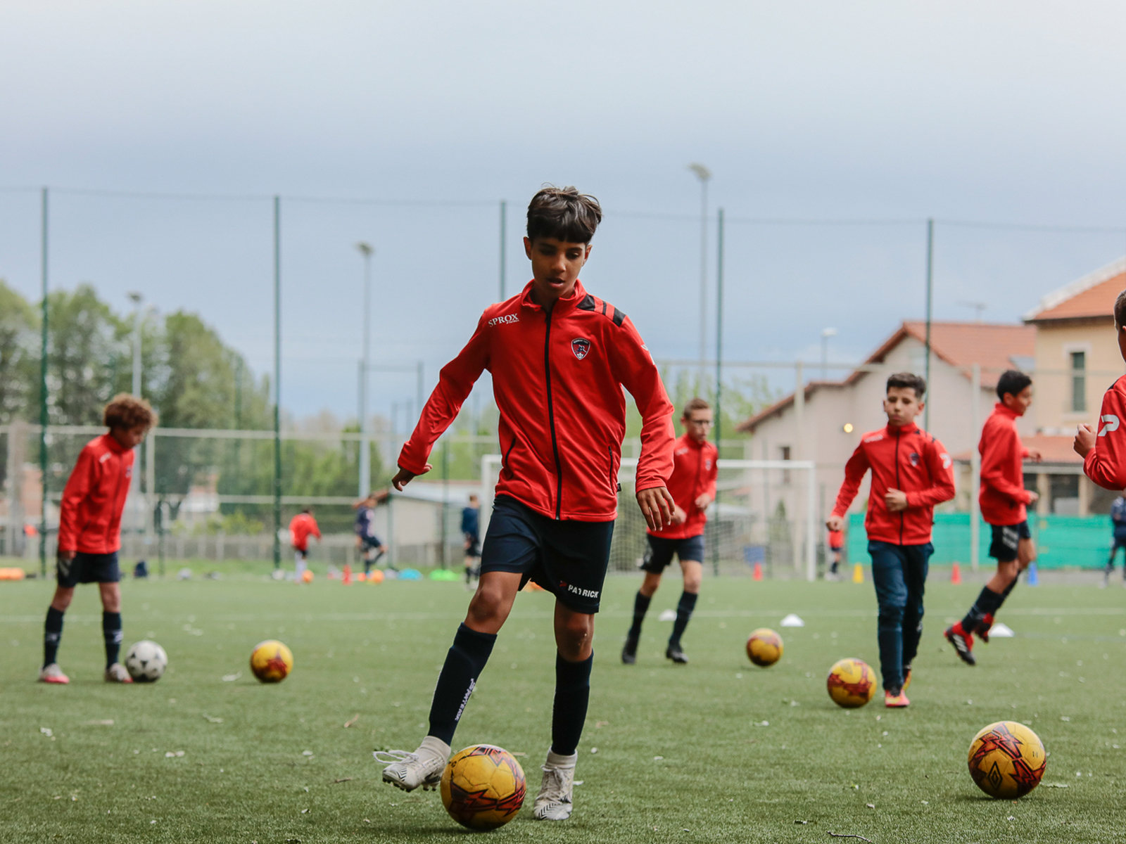 Une séance avec les U11