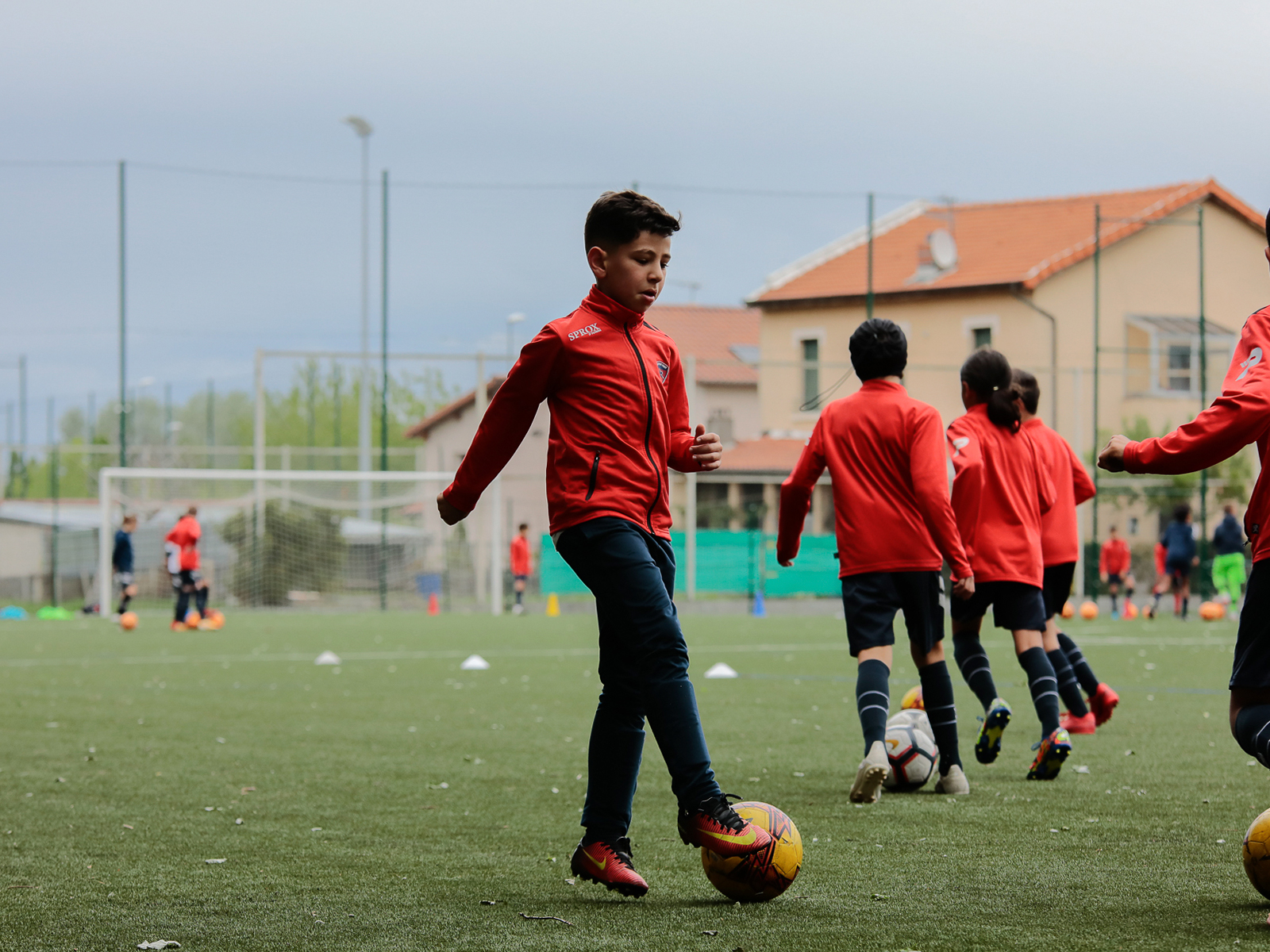 Une séance avec les U11