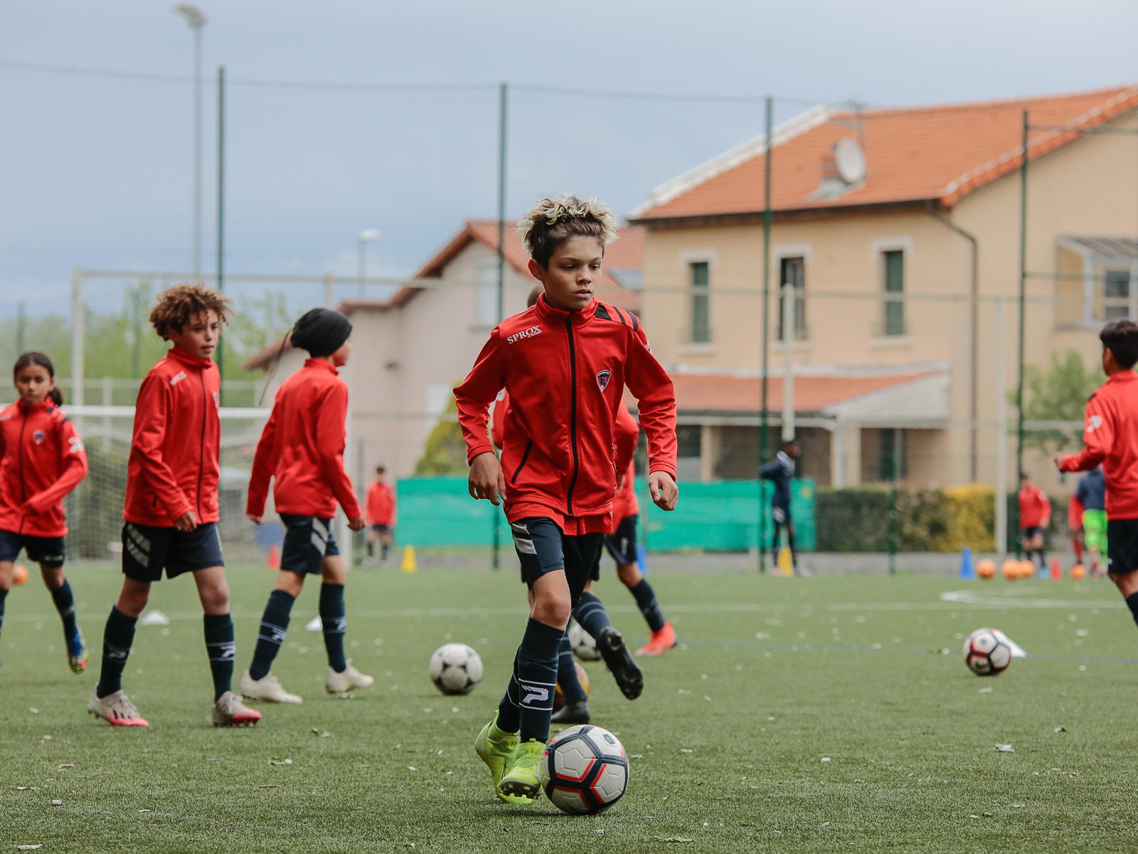 Une séance avec les U11