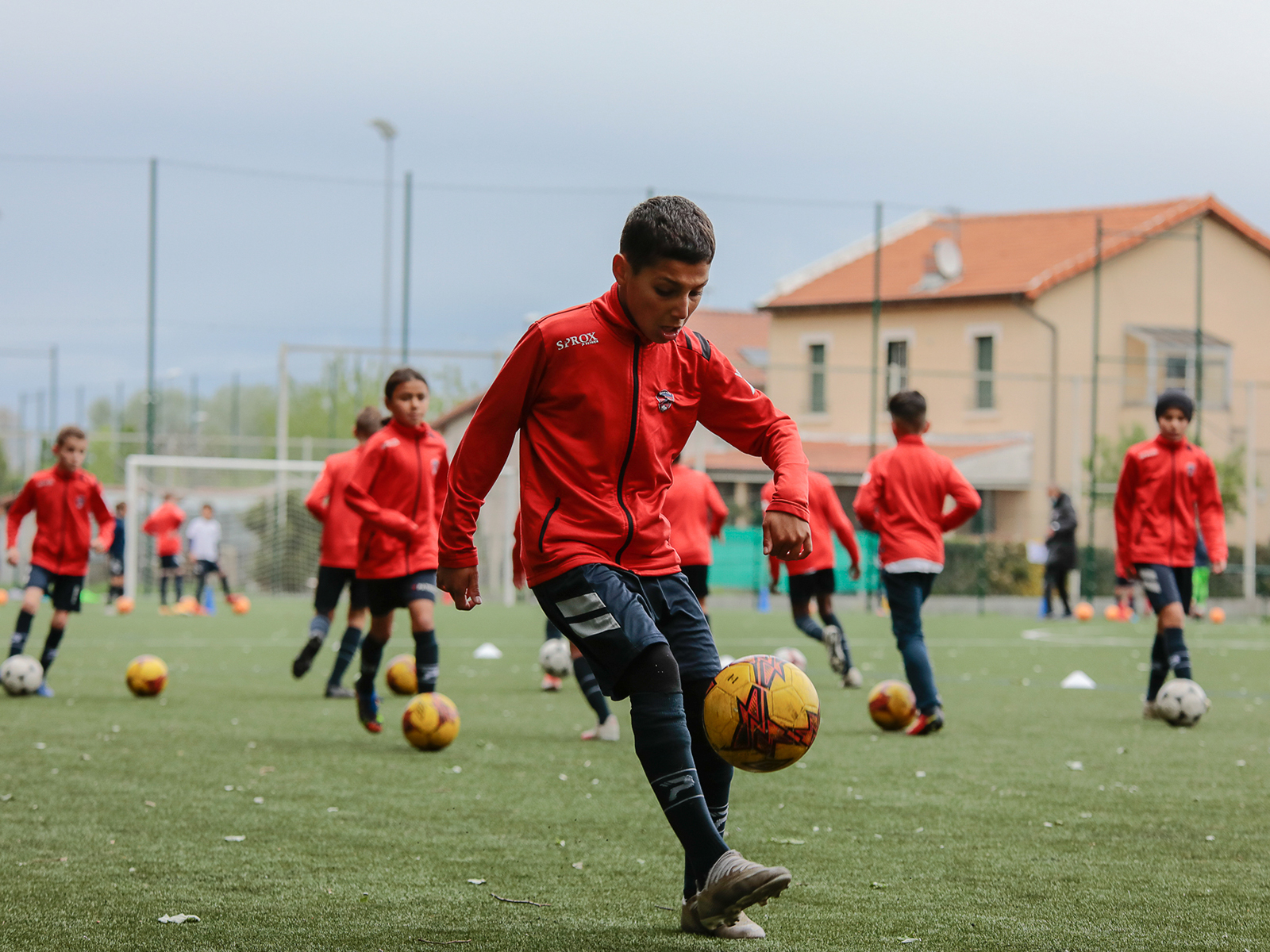 Une séance avec les U11