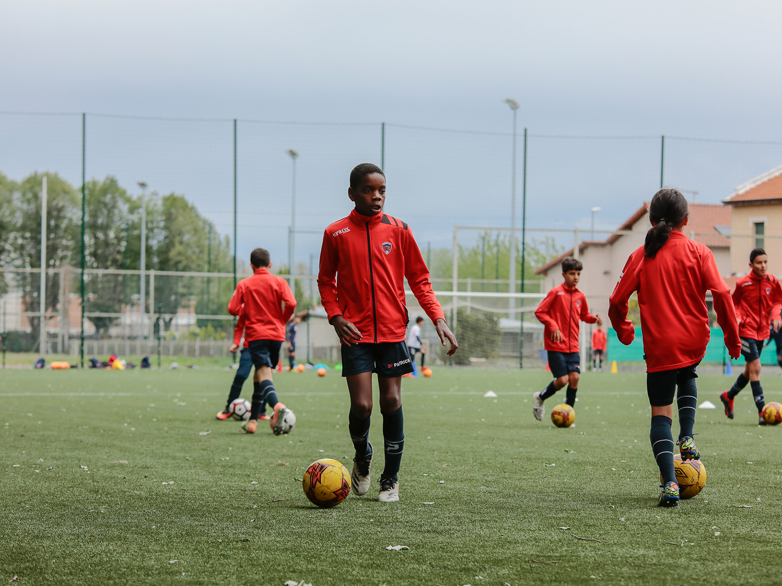 Une séance avec les U11