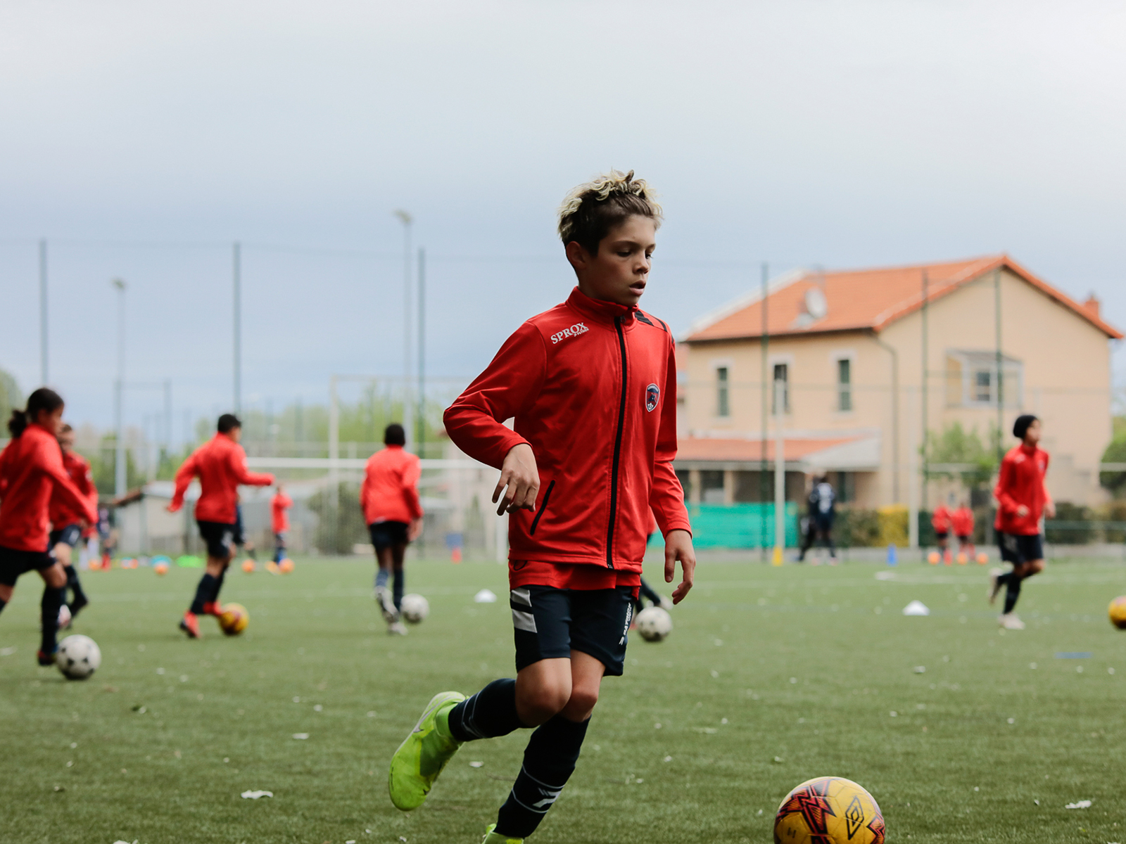 Une séance avec les U11