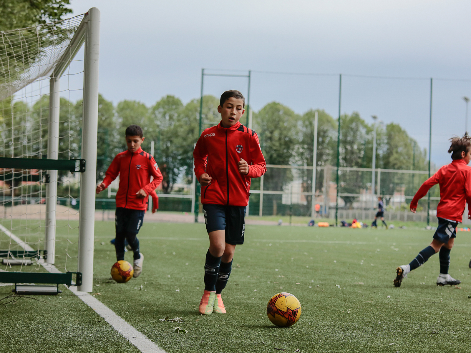 Une séance avec les U11