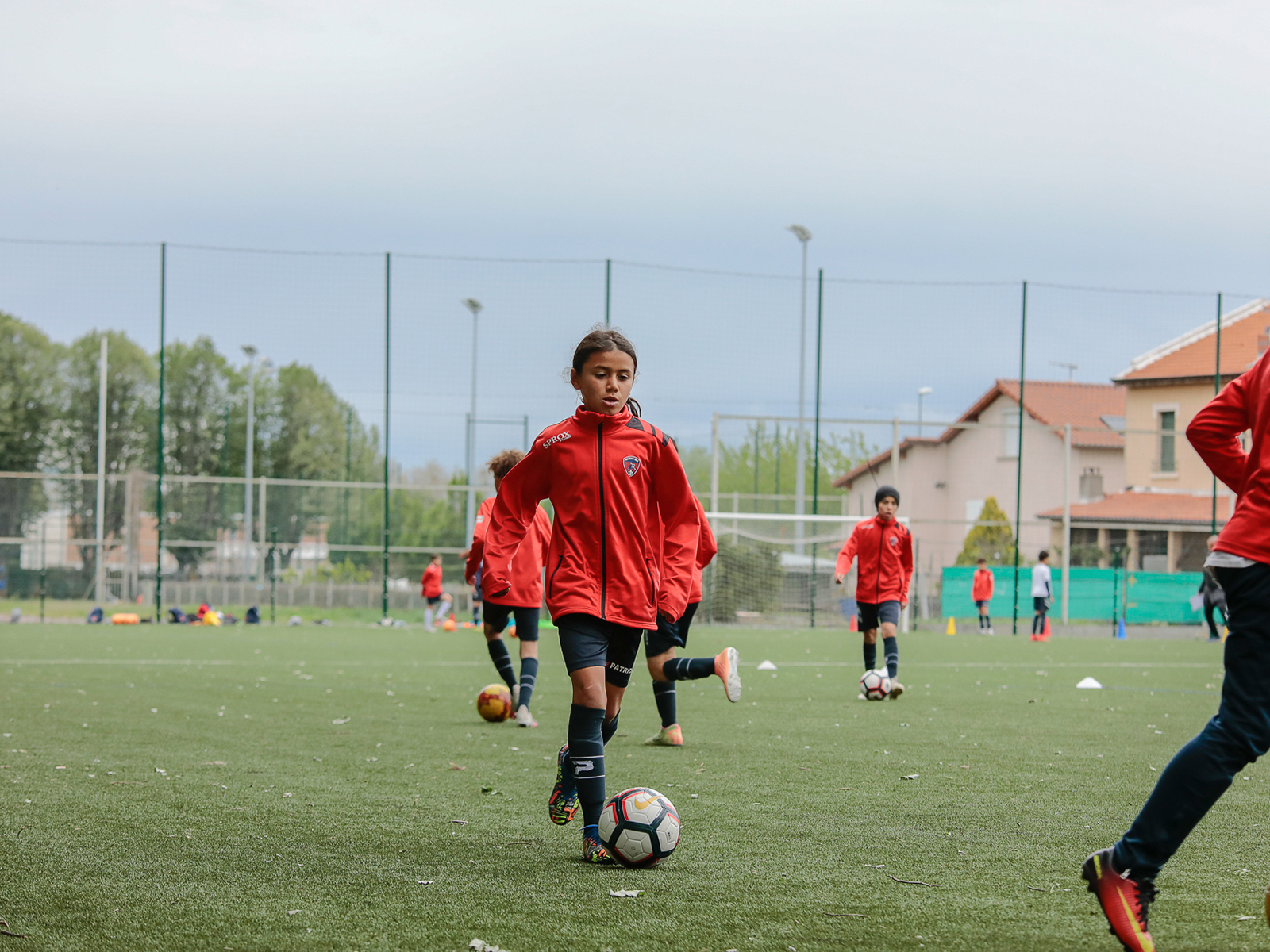 Une séance avec les U11
