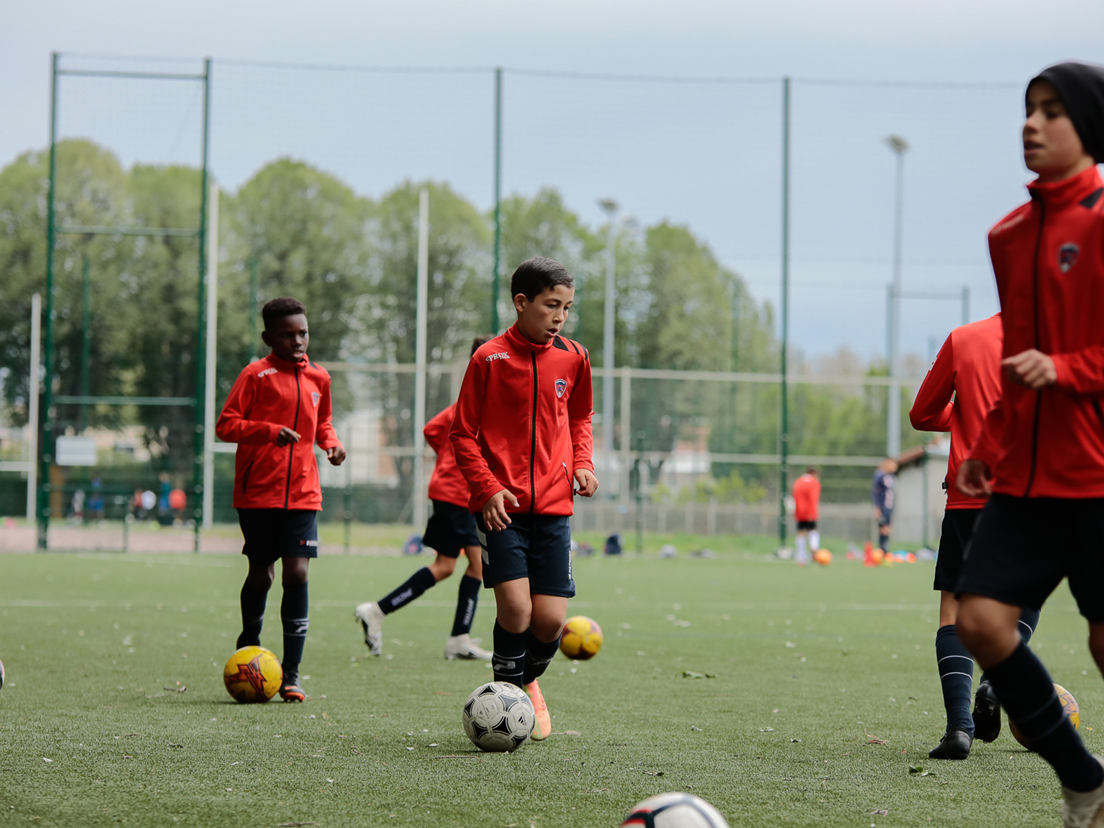 Une séance avec les U11