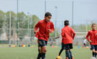 Une séance avec les U11