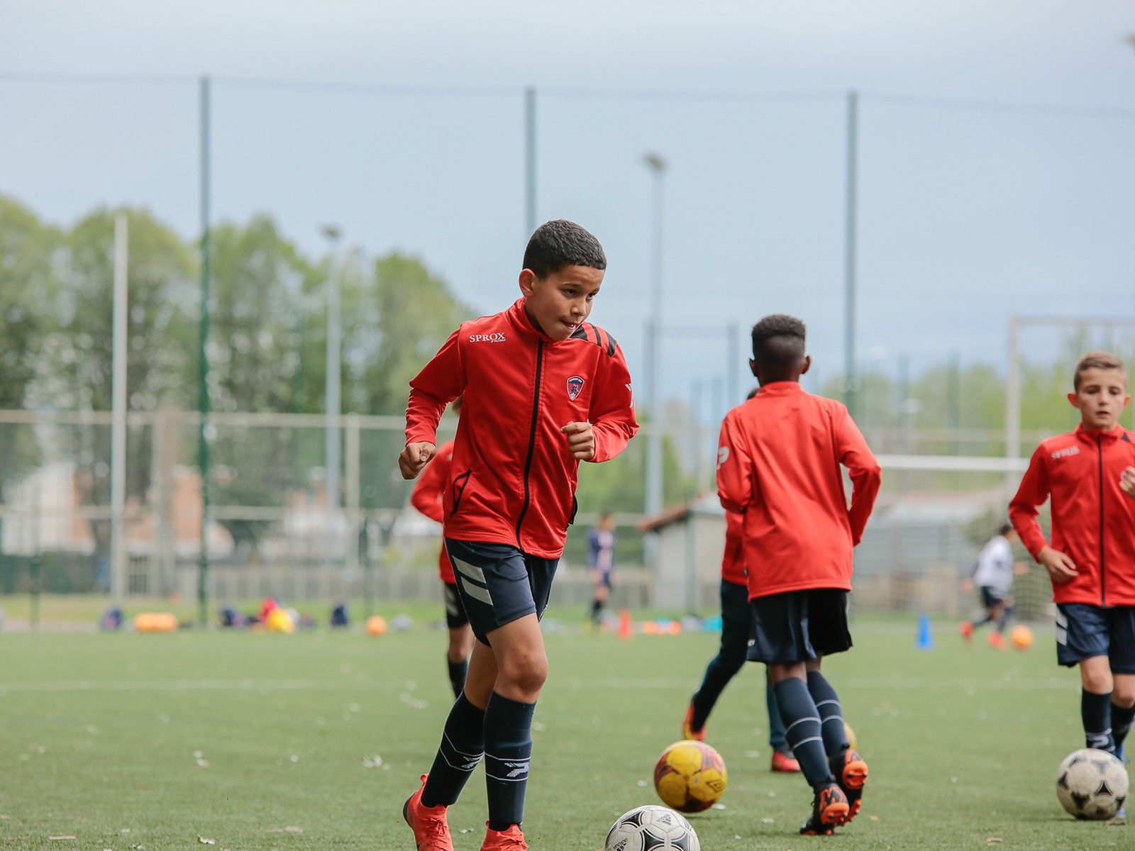 Une séance avec les U11