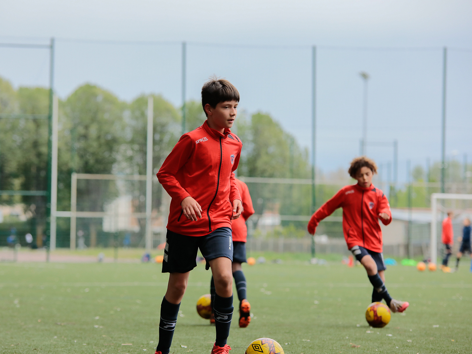 Une séance avec les U11