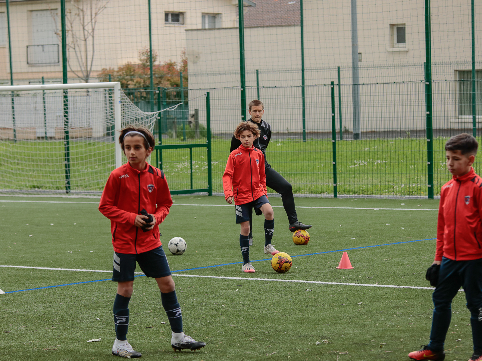 Une séance avec les U11