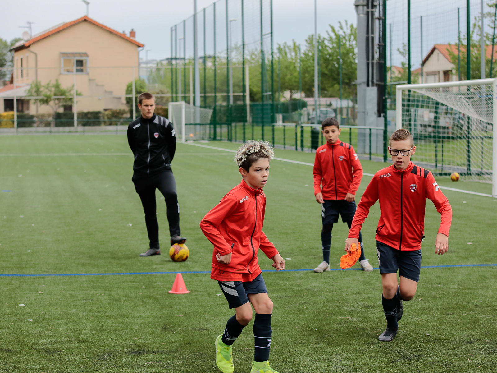 Une séance avec les U11